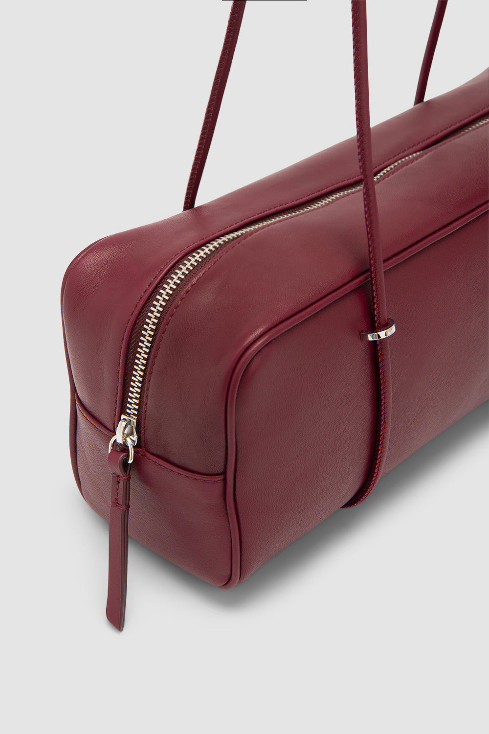 Kimberly Sour Cherry Nappa Leather Shoulder Bag - 4