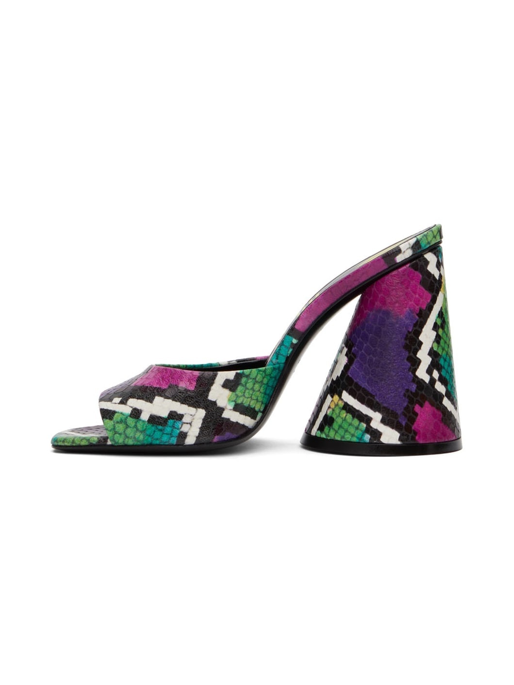 Multicolor Luz Heeled Sandals - 3