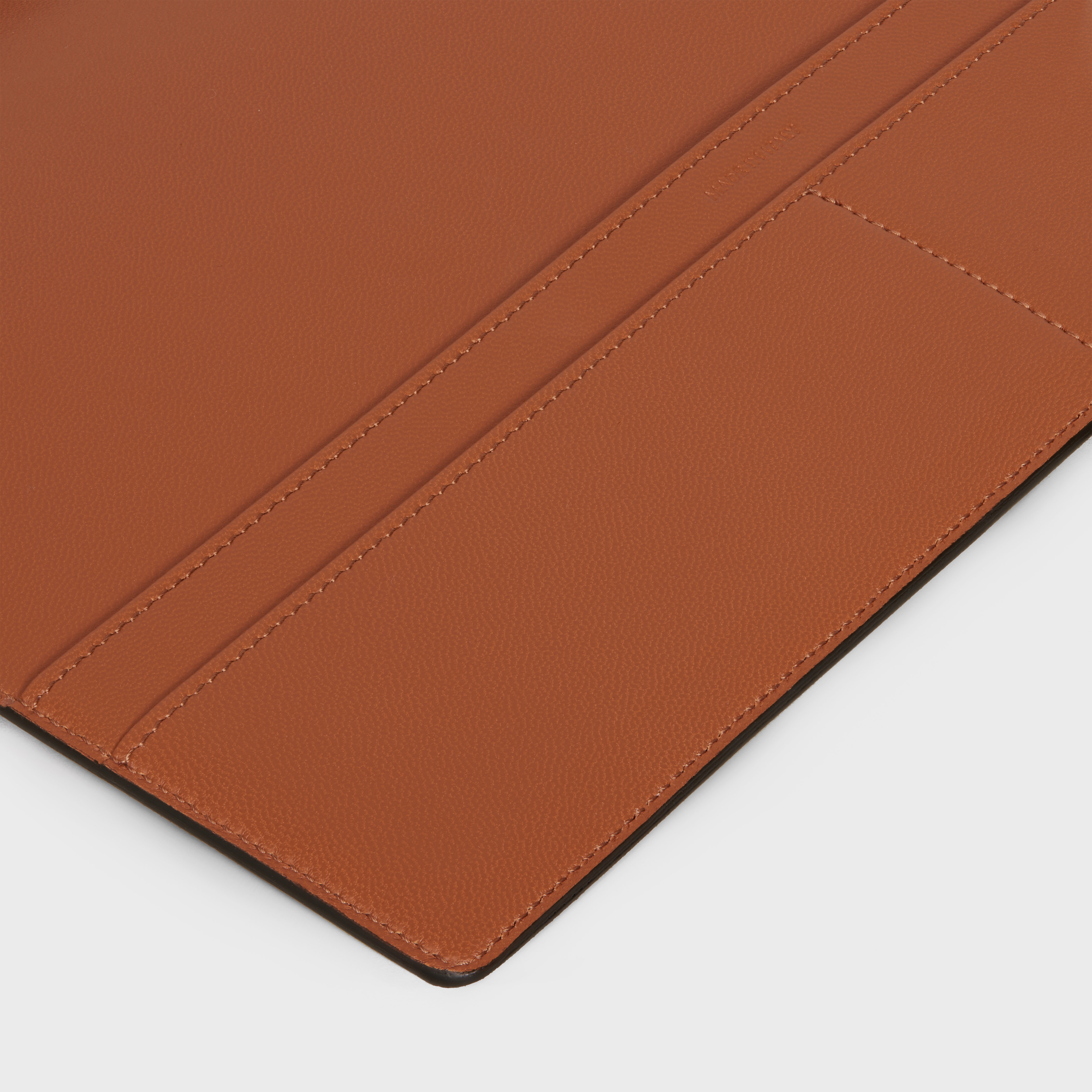 Large notebook cover in triomphe canvas and calfskin - 4