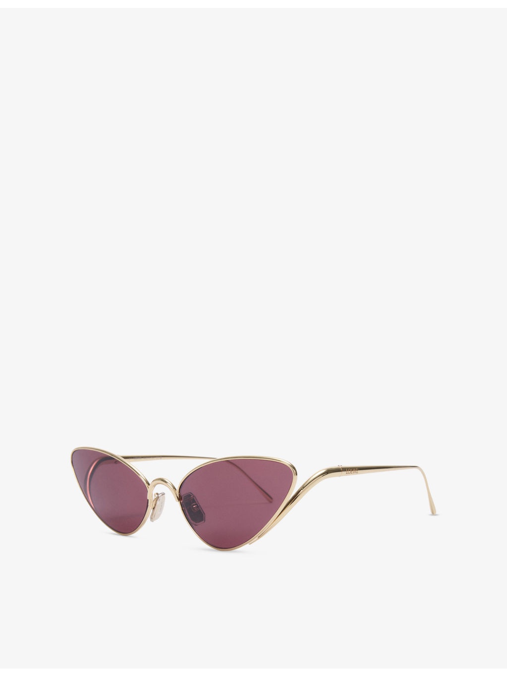 Shooting Star Cat-Eye Frame Metal Sunglasses - 2