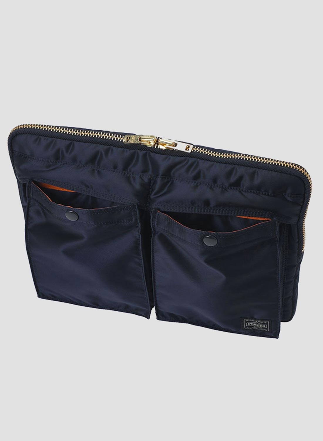 Porter-Yoshida & Co Tanker Document Case in Iron Blue - 3