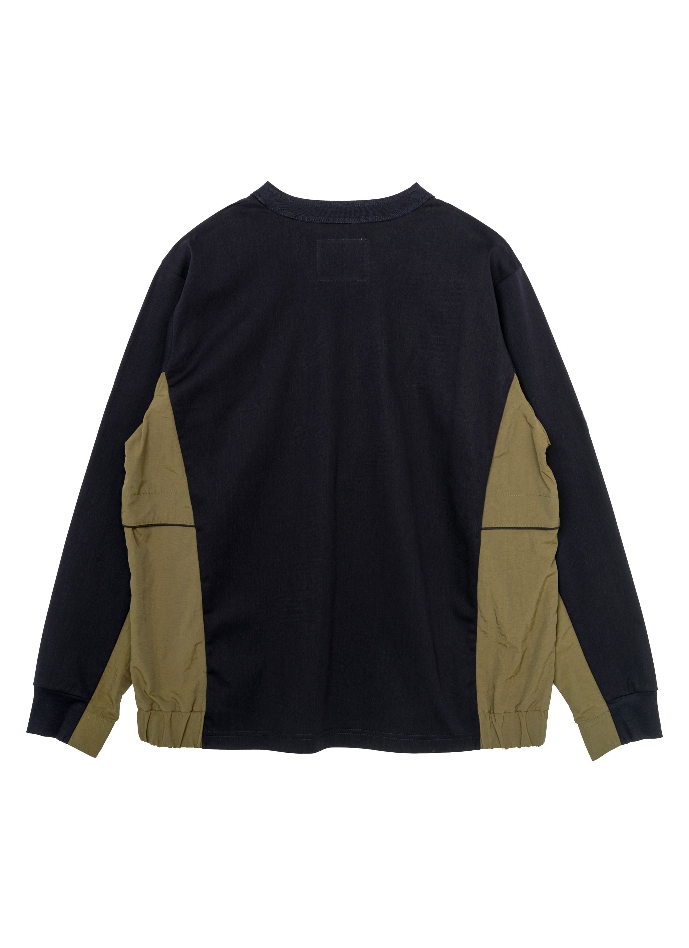 Taslan Nylon x Cotton Jersey L/S T-Shirt - 2
