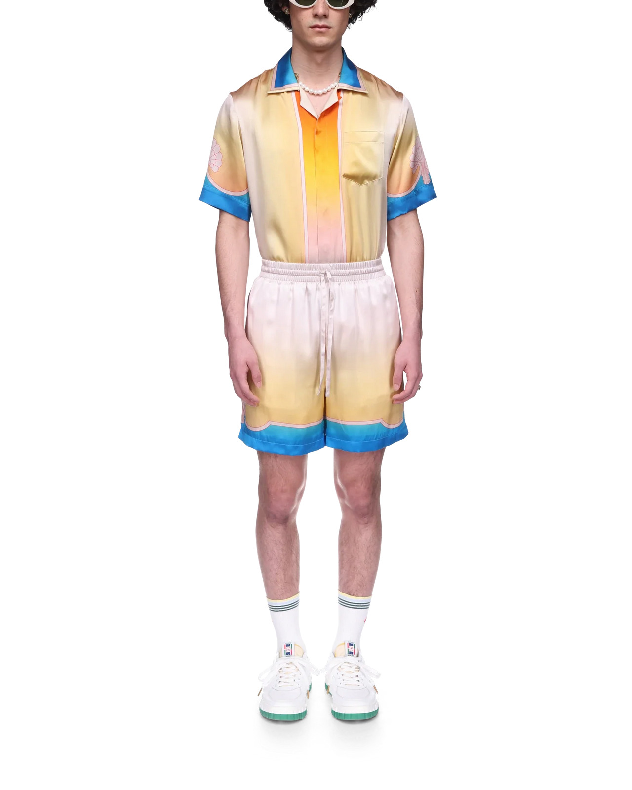 L'Arc Coloré Silk Shorts - 2