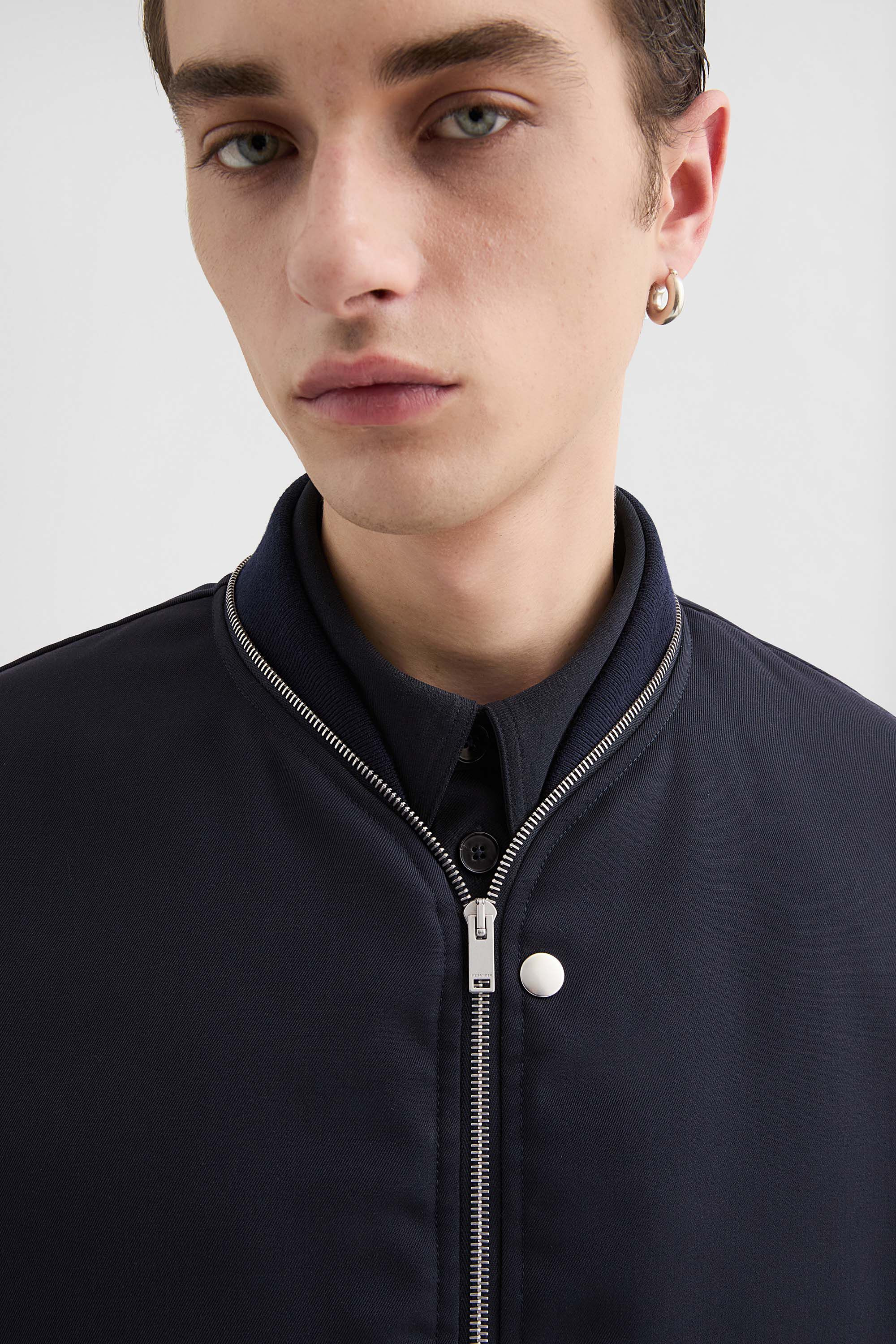 Wool Gabardine Bomber Jacket - 4