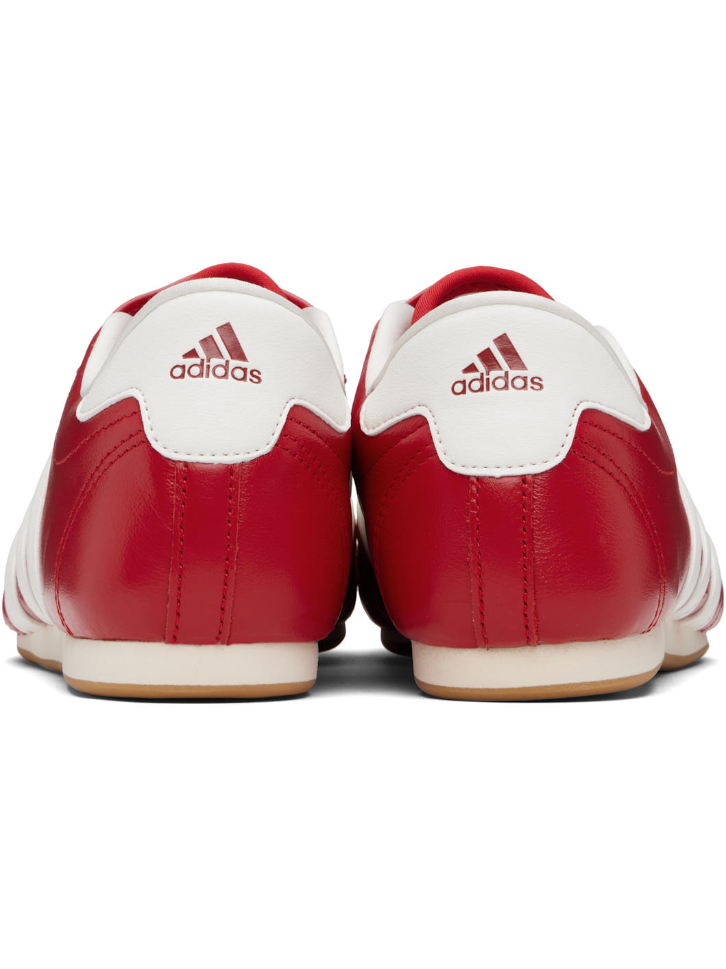 Red & Off-White 'Adidas' Taekwondo Sneakers - 2