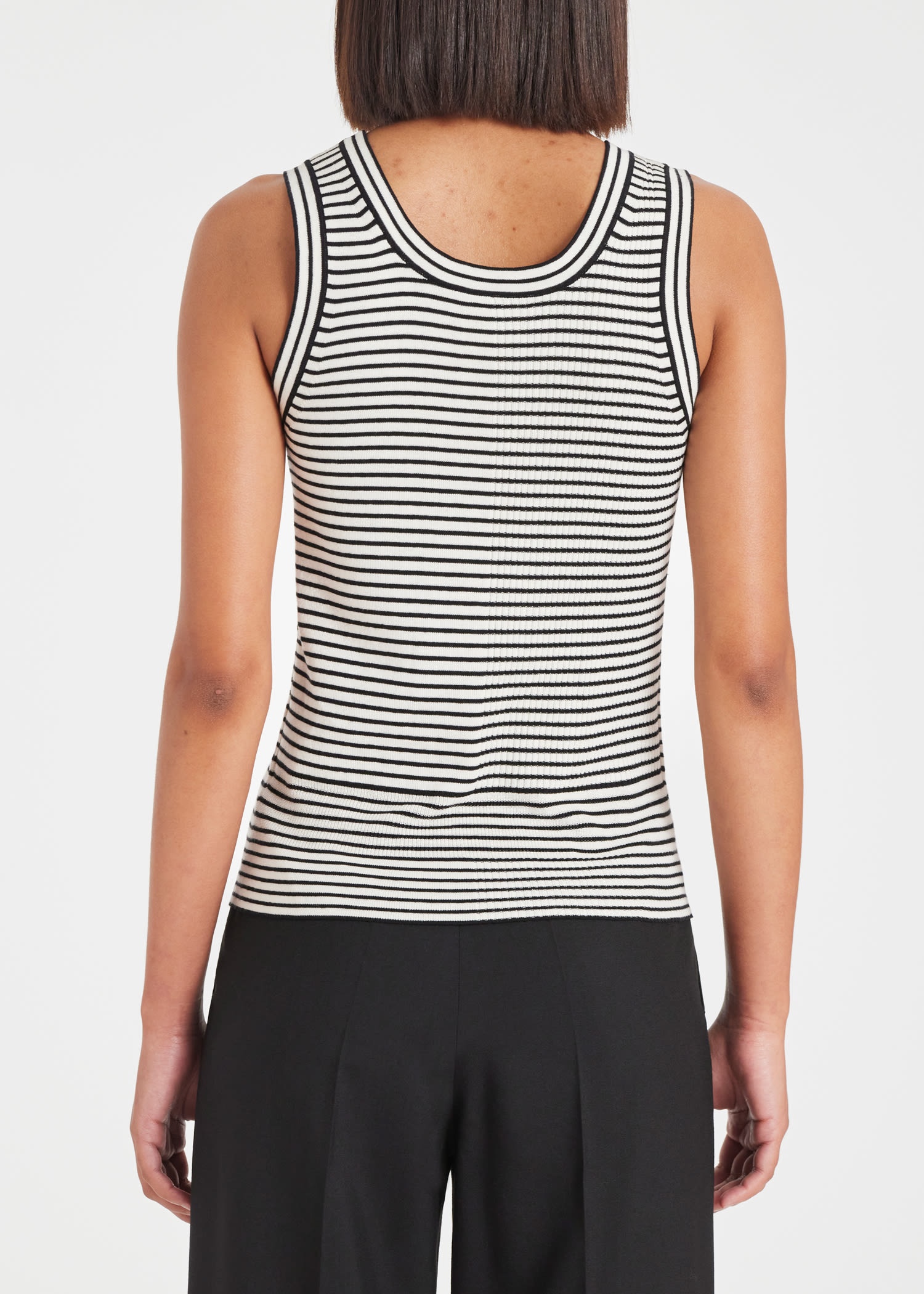 Stripe Knitted Vest - 4