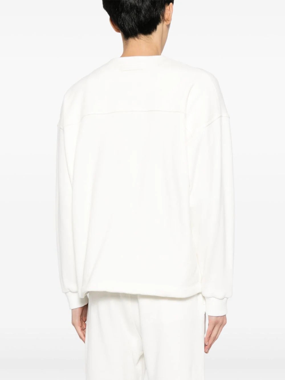 LOGO-EMBROIDERED COTTON-BLEND SWEATSHIRT - 3