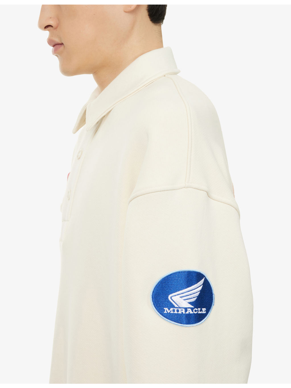 Henley Patch Cotton-Jersey Polo Shirt - 5