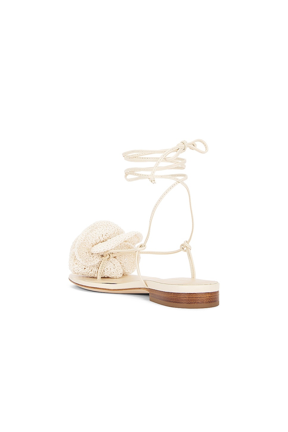 Wrap Around Flat Flower Sandal - 3