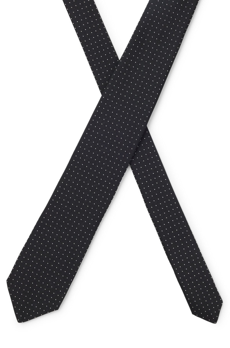 JACQUARD-DOT TIE IN A SILK BLEND 4