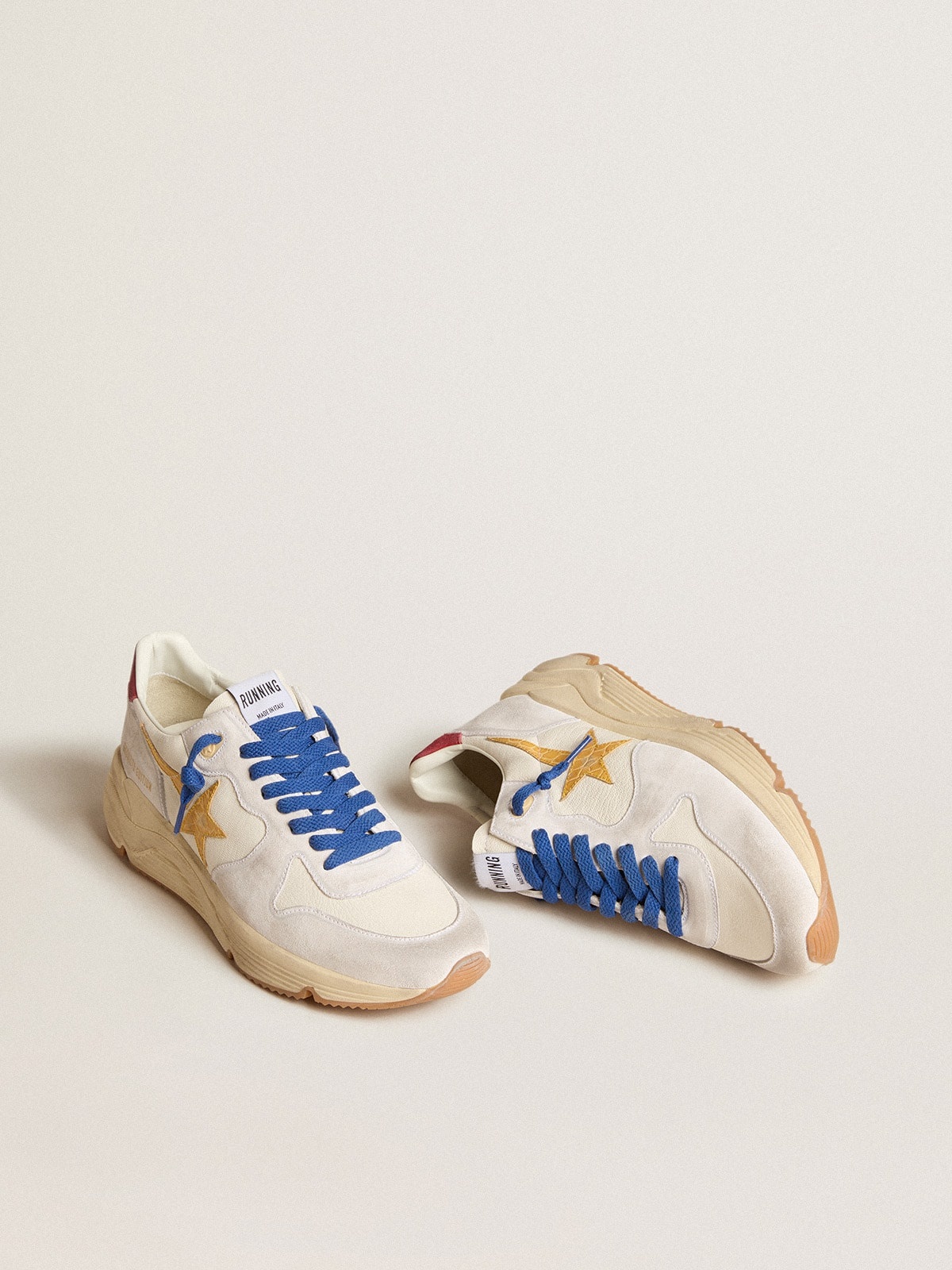 Running Sole LTD in nappa with leather star and suede heel tab - 2