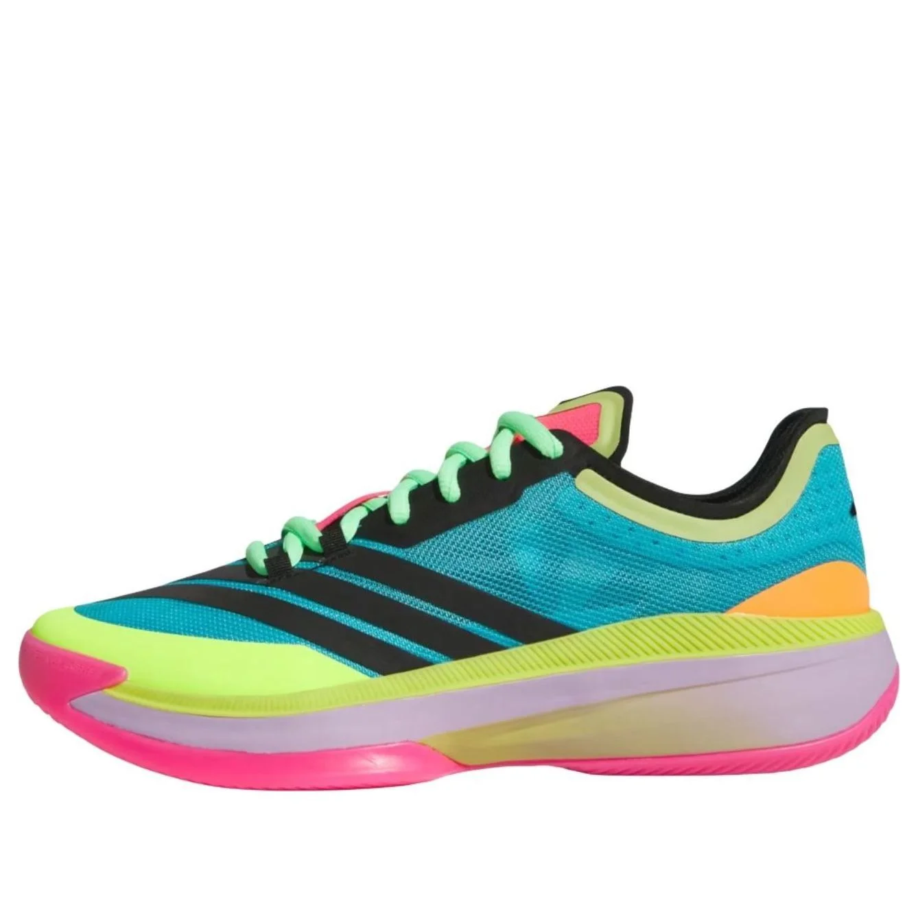 adidas Adizero Select 3.0 Low 'Lucid Pink Preloved Lime' JR8281 - 1