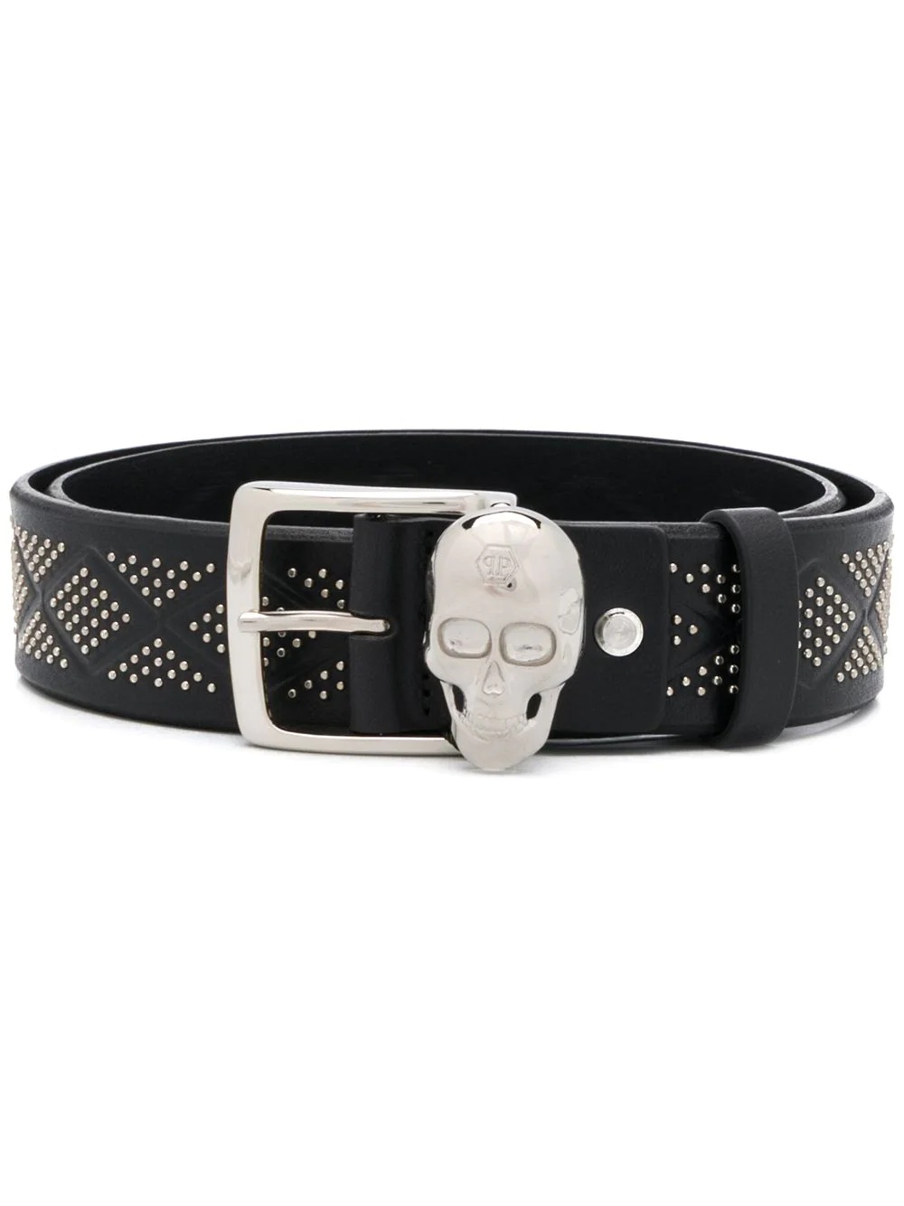 skull buckle belt - 1