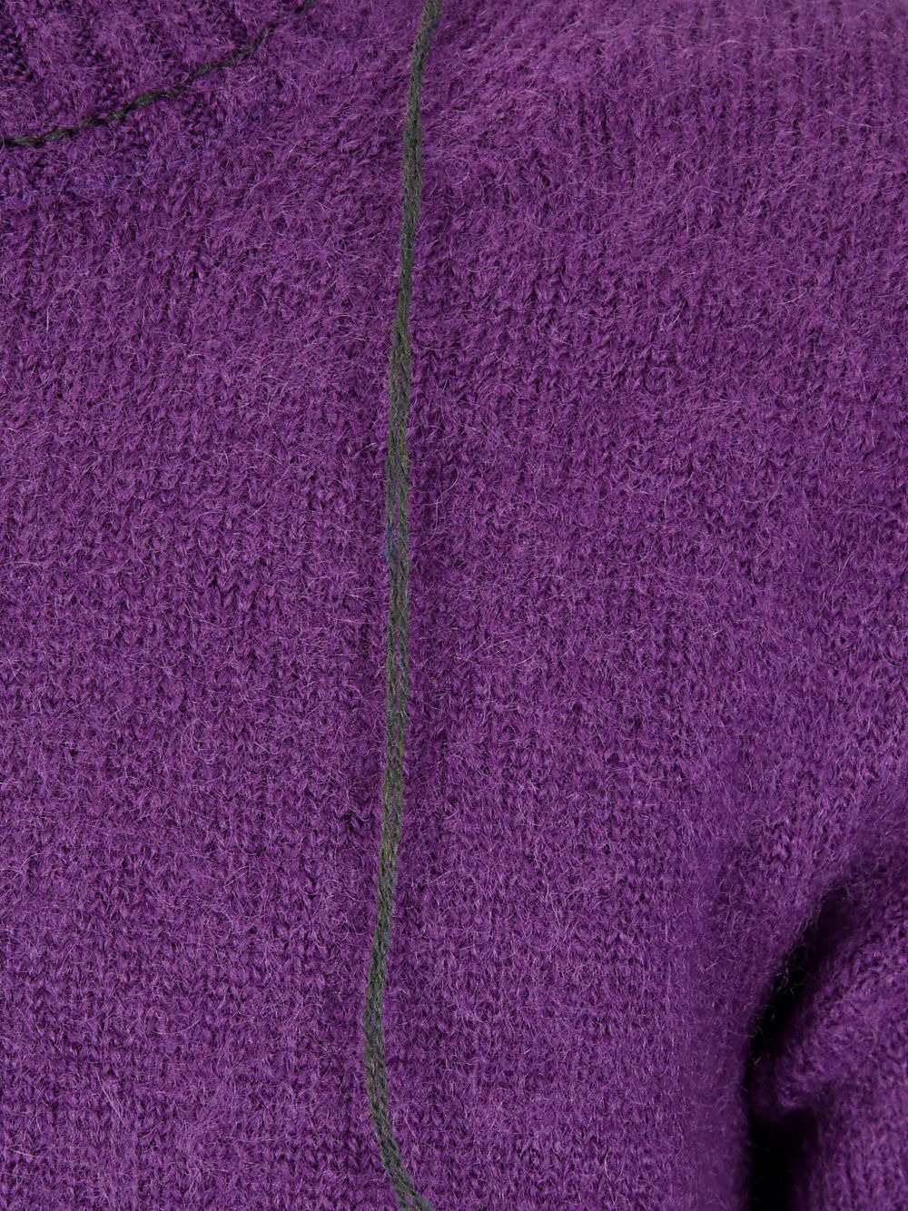 double-ribbed wool knit sweater - 3