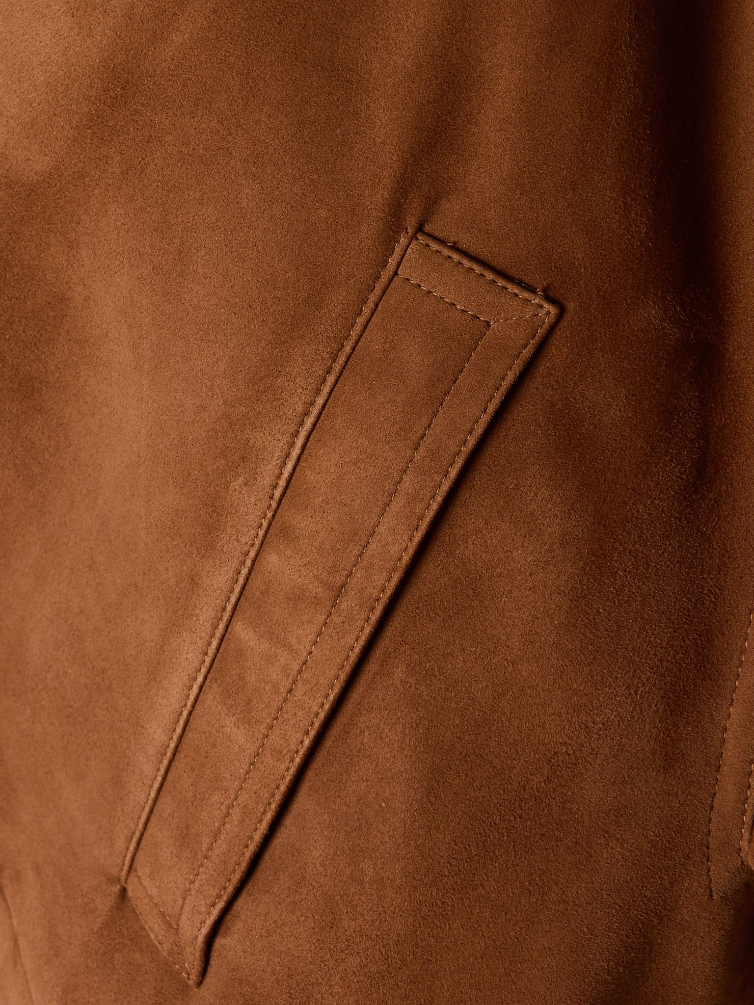 Suede jacket Brown - 5