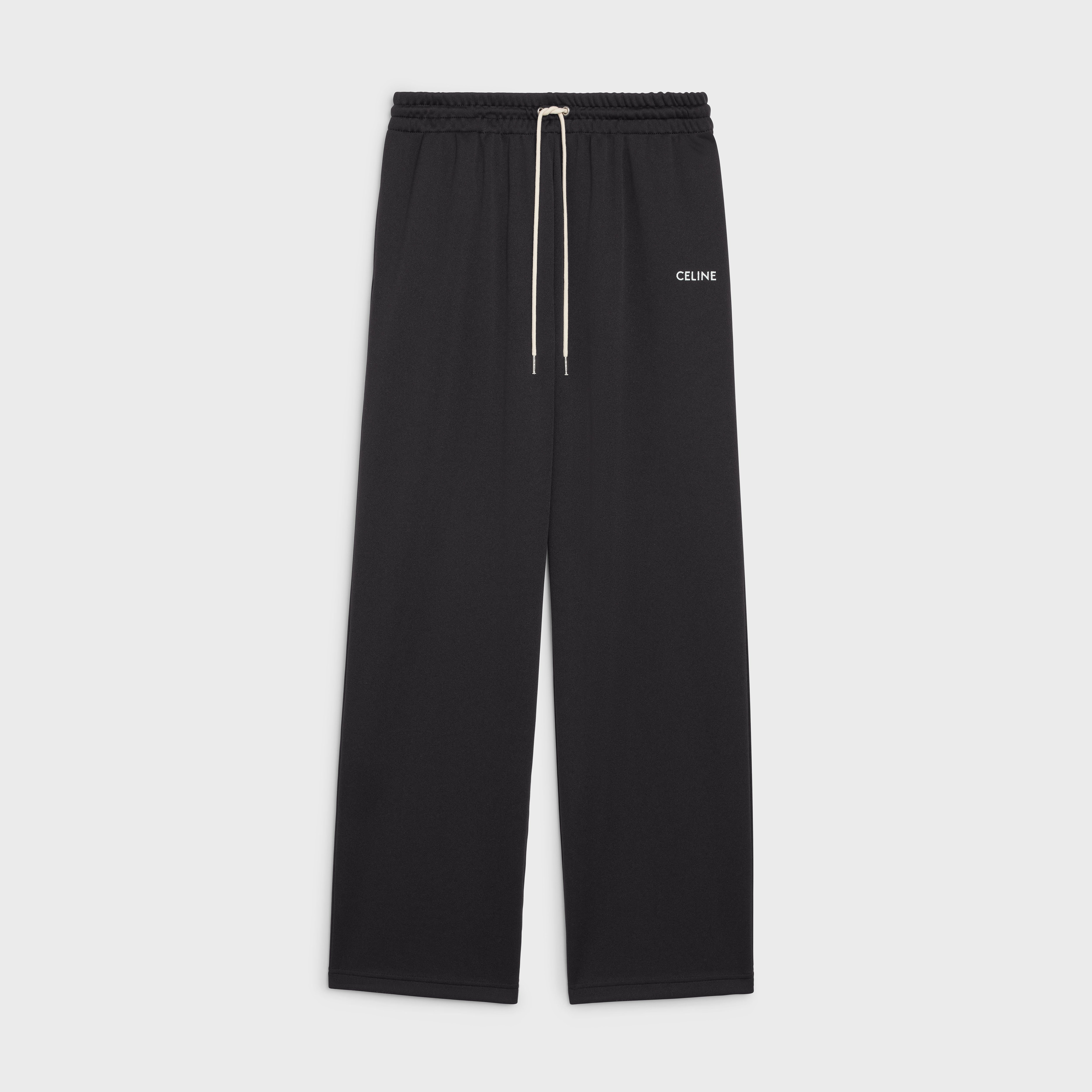 CELINE EMBROIDERED TRACK PANTS IN DOUBLE-SIDED JERSEY - 1