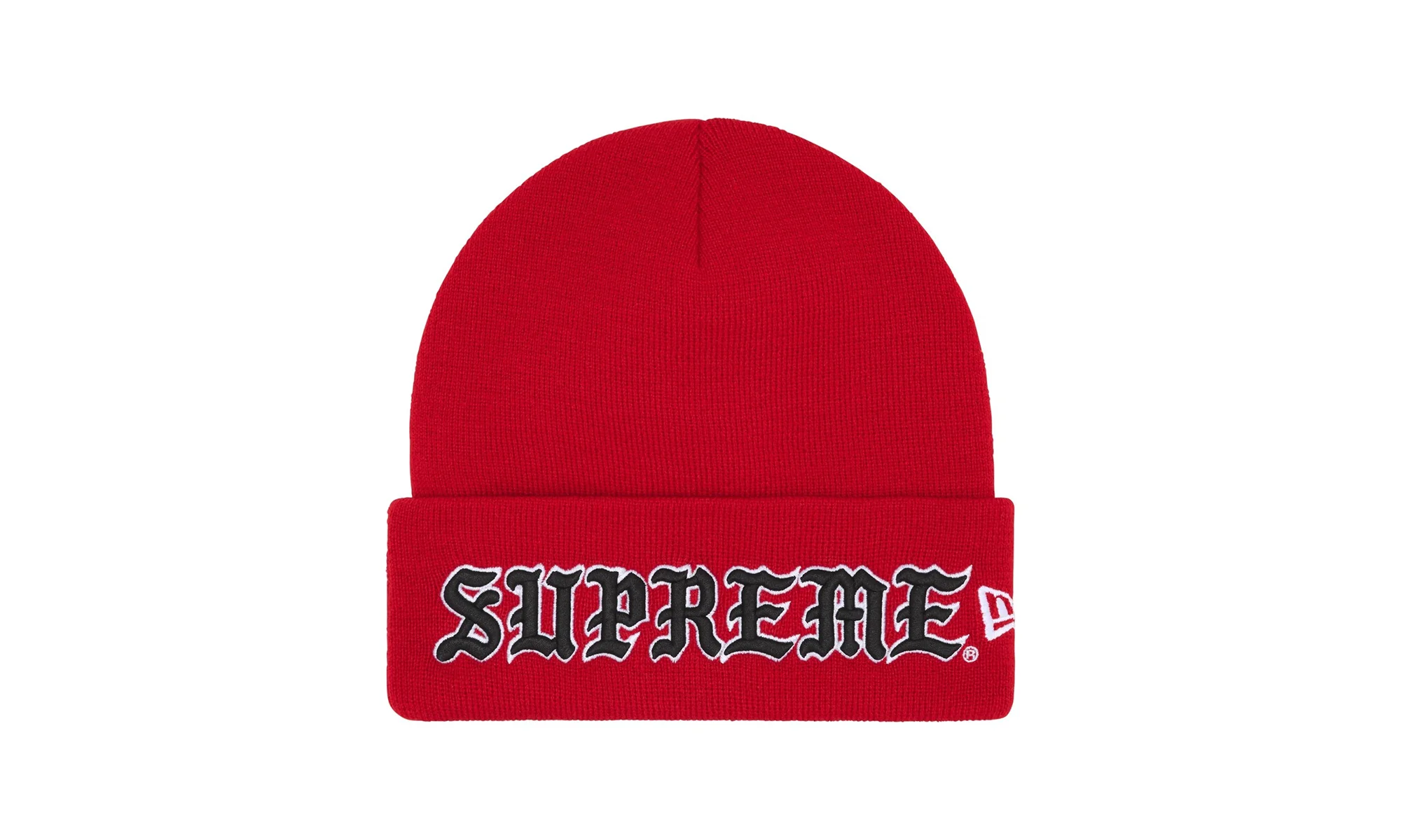 New Era® Old English Beanie "FW25 - Red" SU26608 - 1