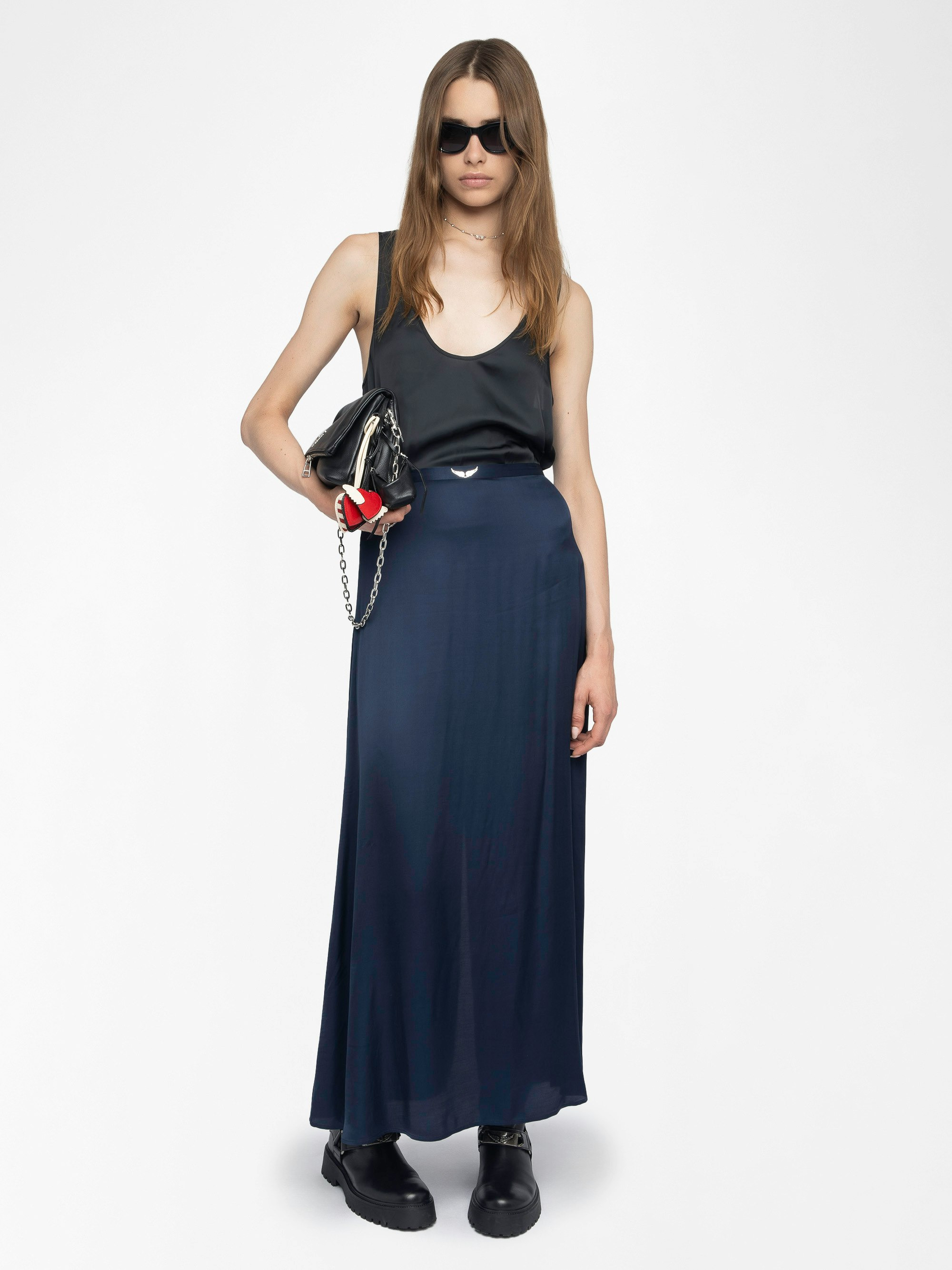 Jimeno Satin Skirt - 3