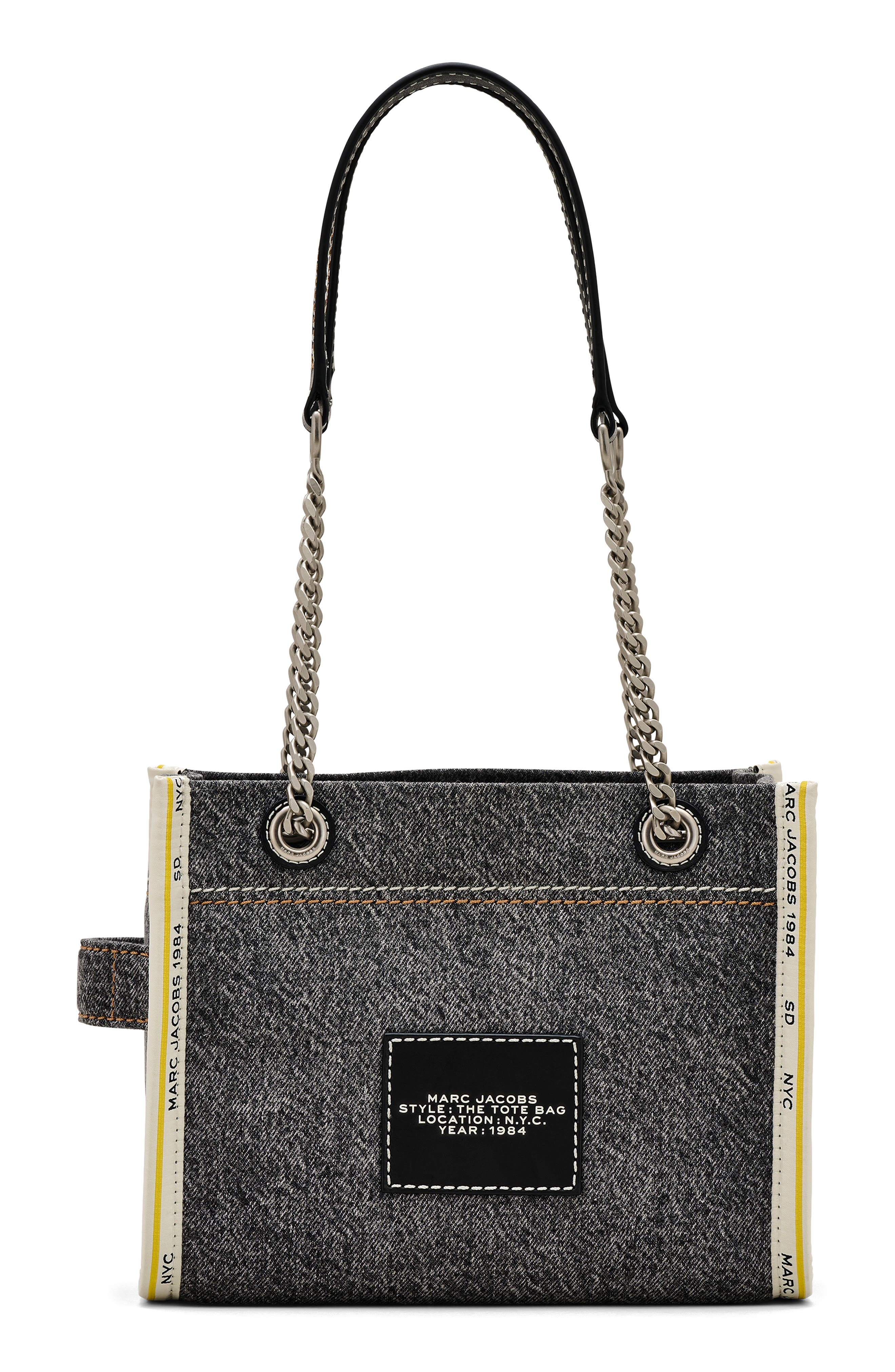 Marc Jacobs The Small Denim Tote in Black Wash at Nordstrom - 3