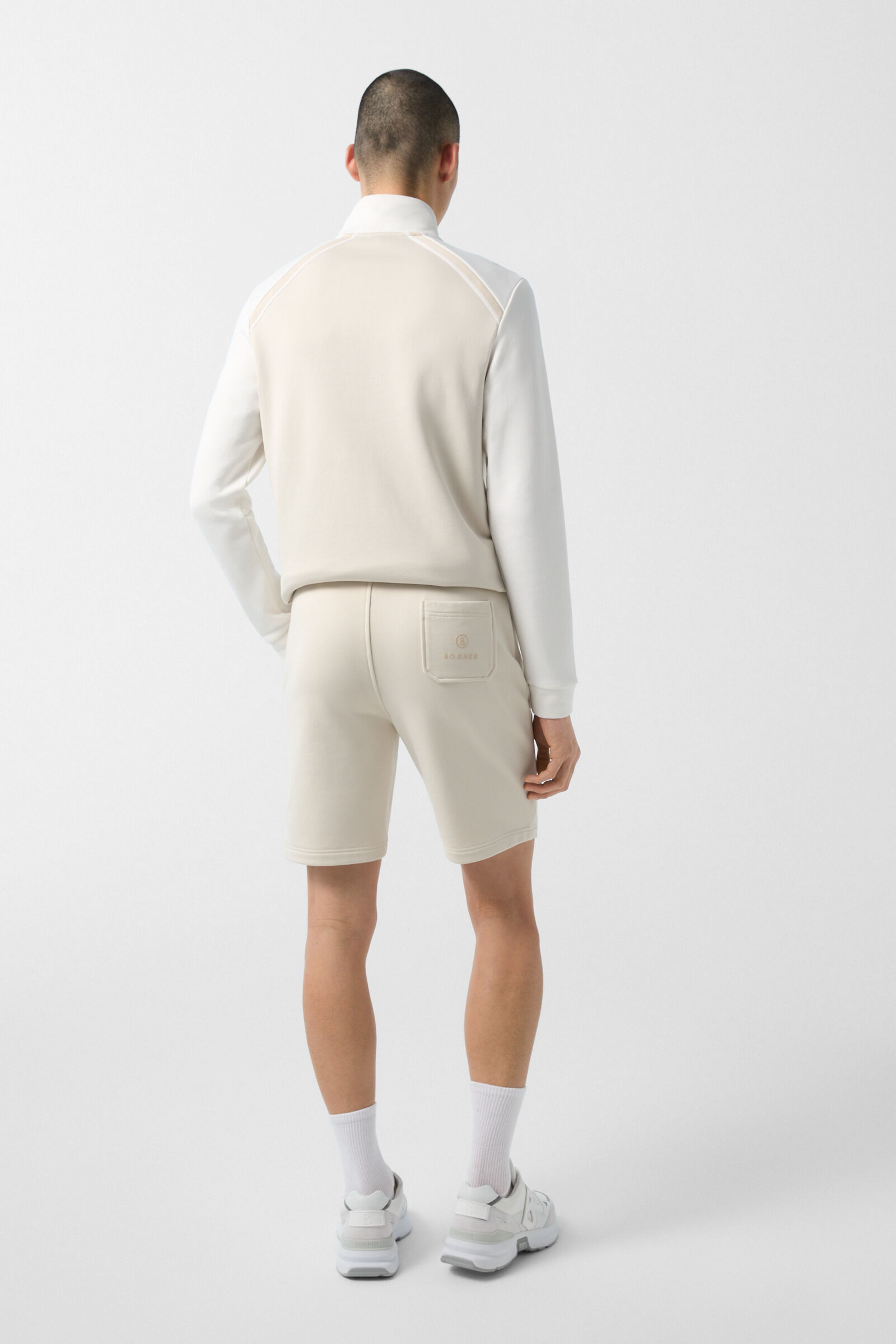Loys sweatshorts in Sand - 3
