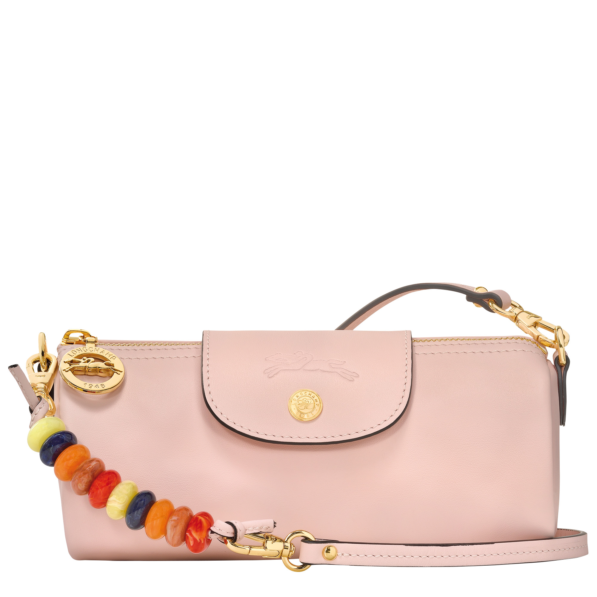 Le Pliage Xtra S Crossbody bag Nude - Leather - 1