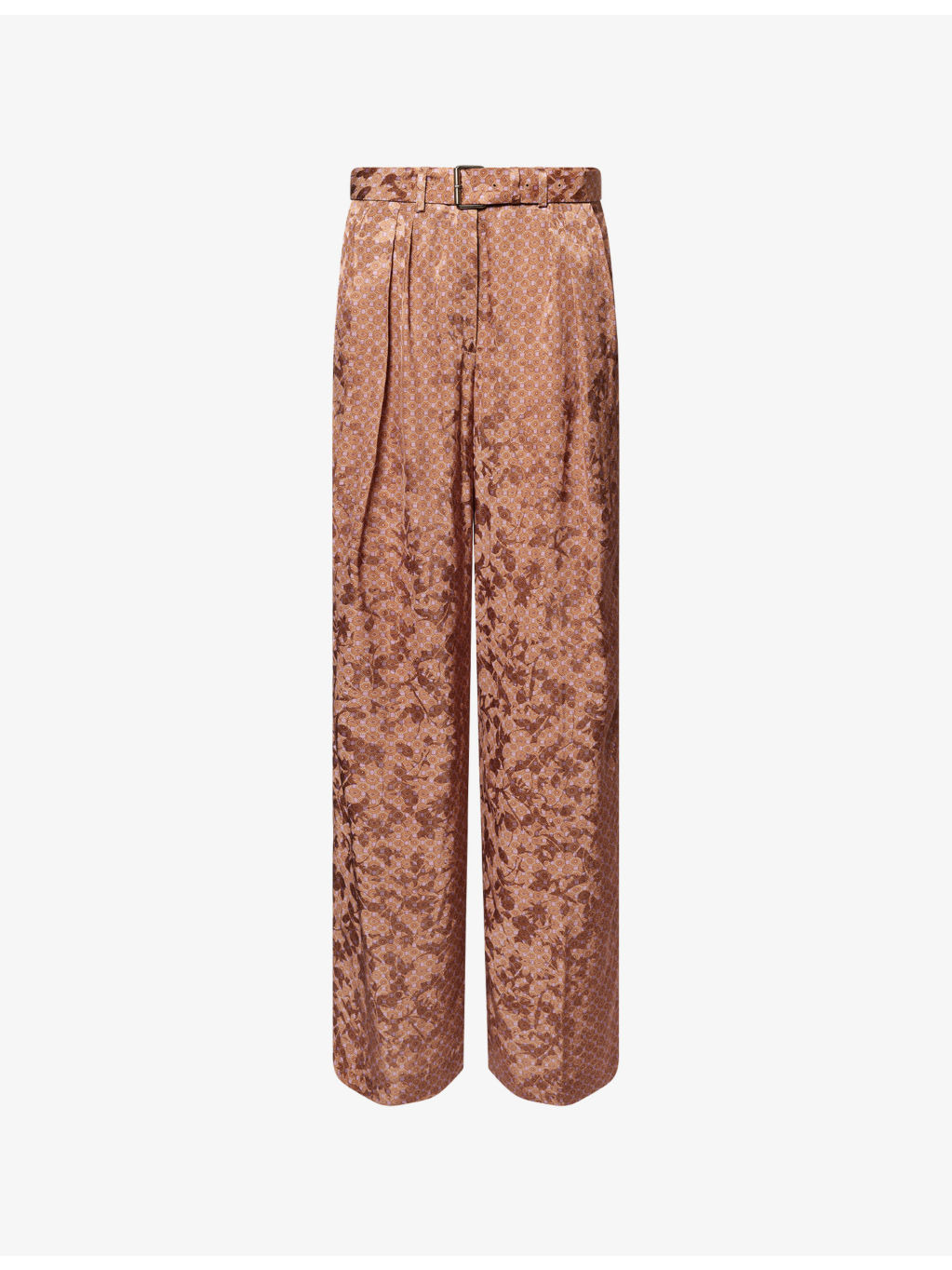 Peaches Wide-Leg Satin Trousers - 1