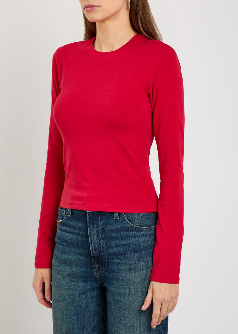GOOD AMERICAN Good American Stretch-cotton T-shirt outlook