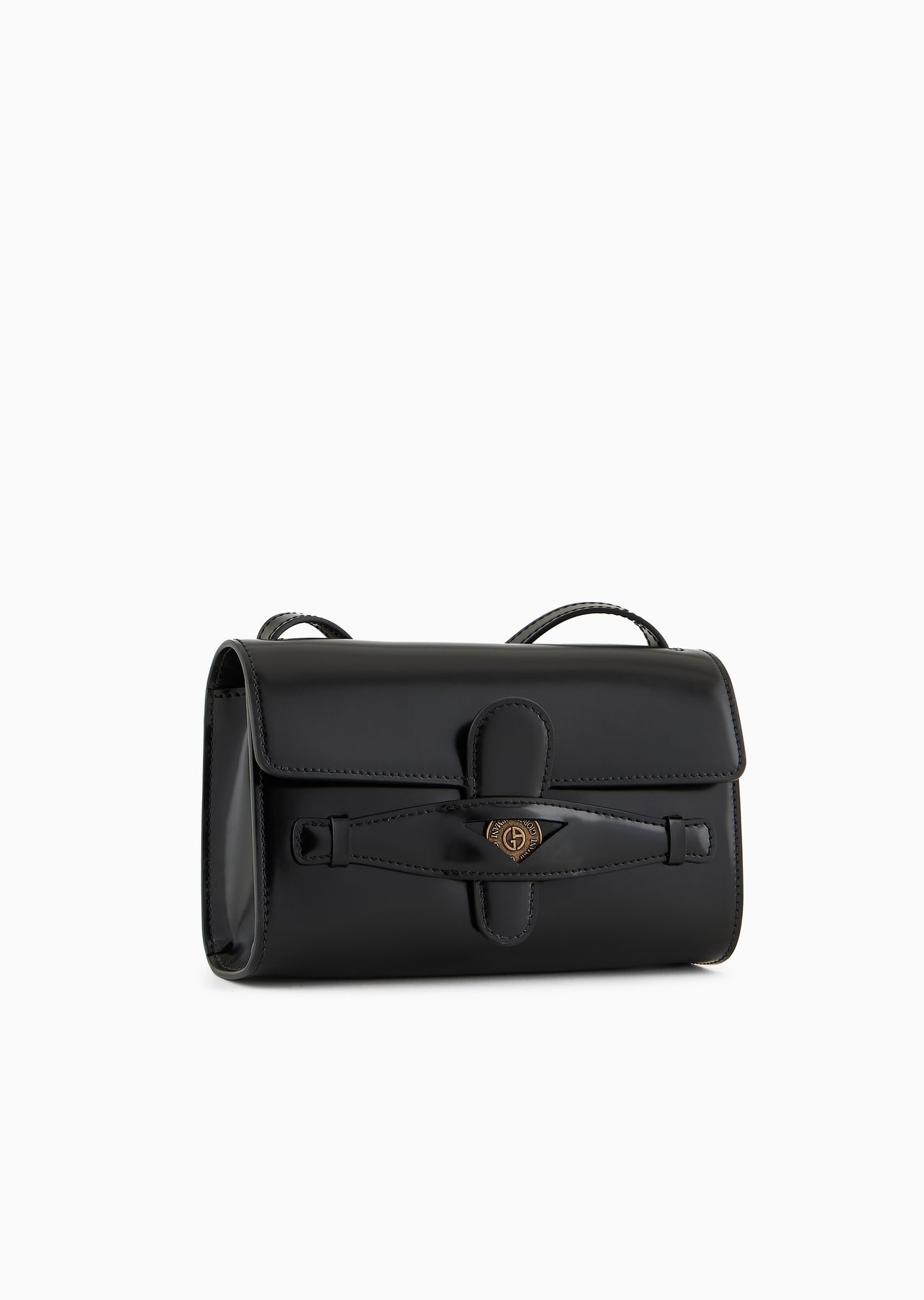 Small Denim Collection crossbody bag in brushed leather - 2