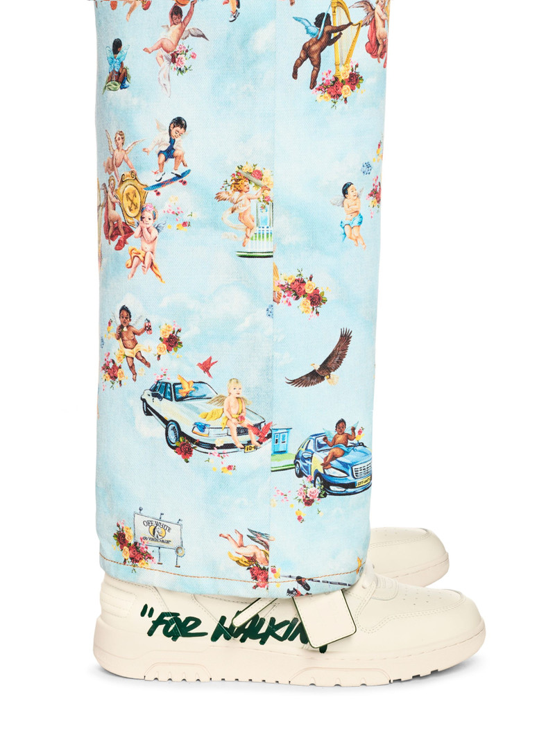 Off-White White/jet Green Out Of Office "for Walking" outlook