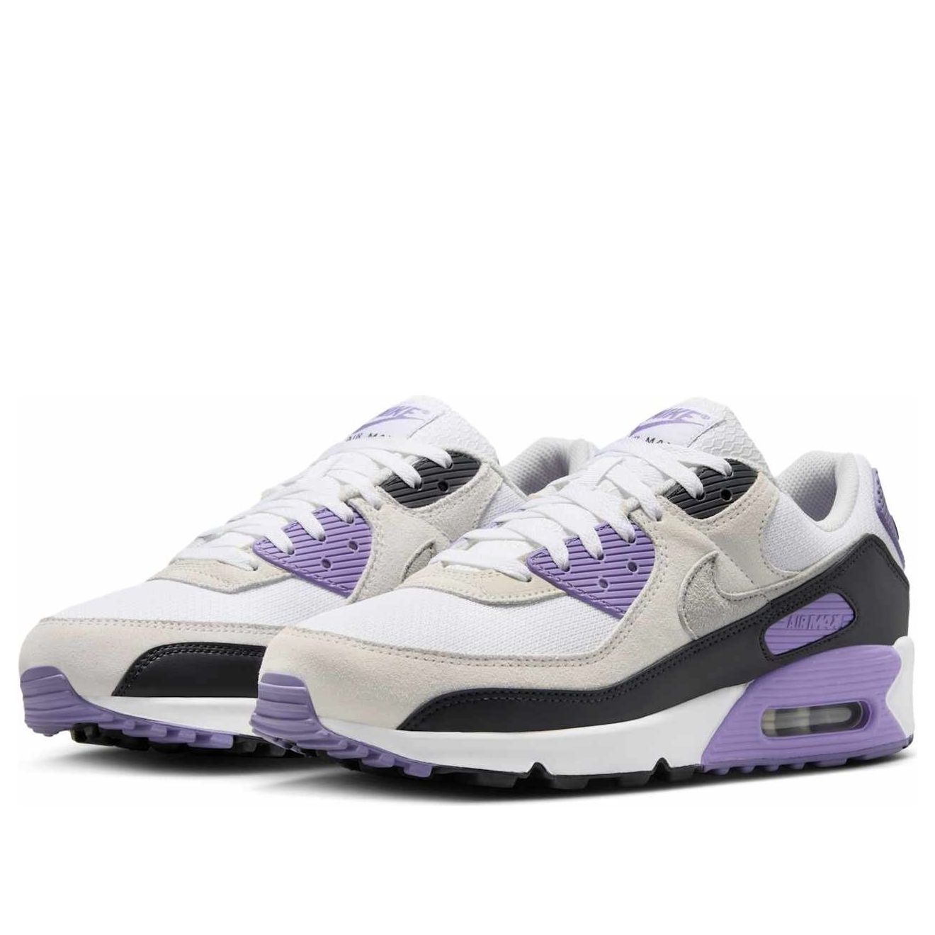 Nike Air Max 90 'White Dusty Amethyst Photon Dust Light Smoke Grey' DM0029-114 - 3