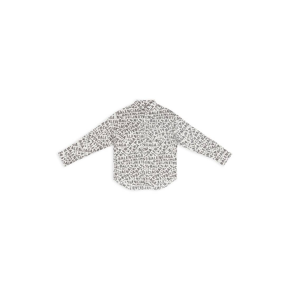 logo strips large fit shirt - 1