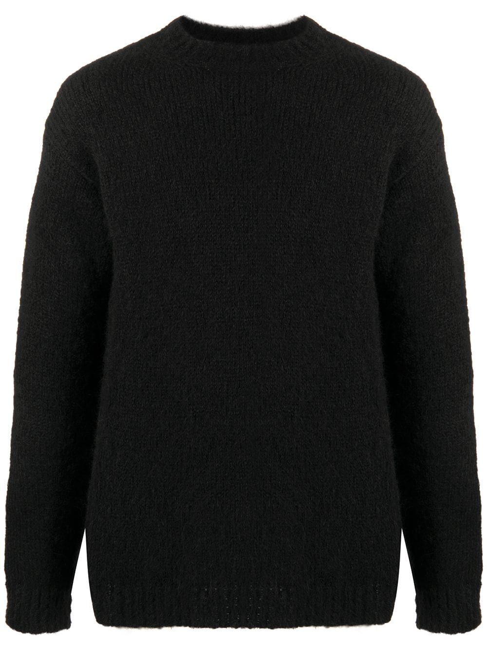 crewneck textured jumper - 1