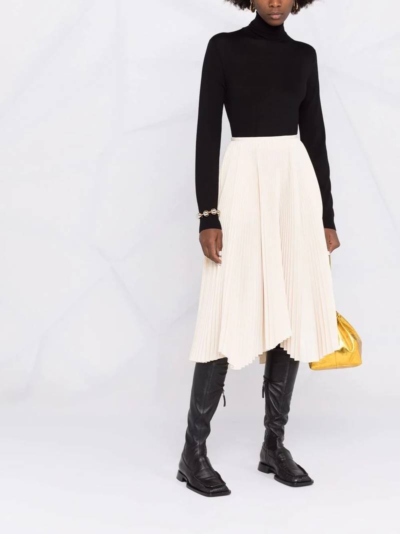 Jil Sander roll-neck wool jumper outlook