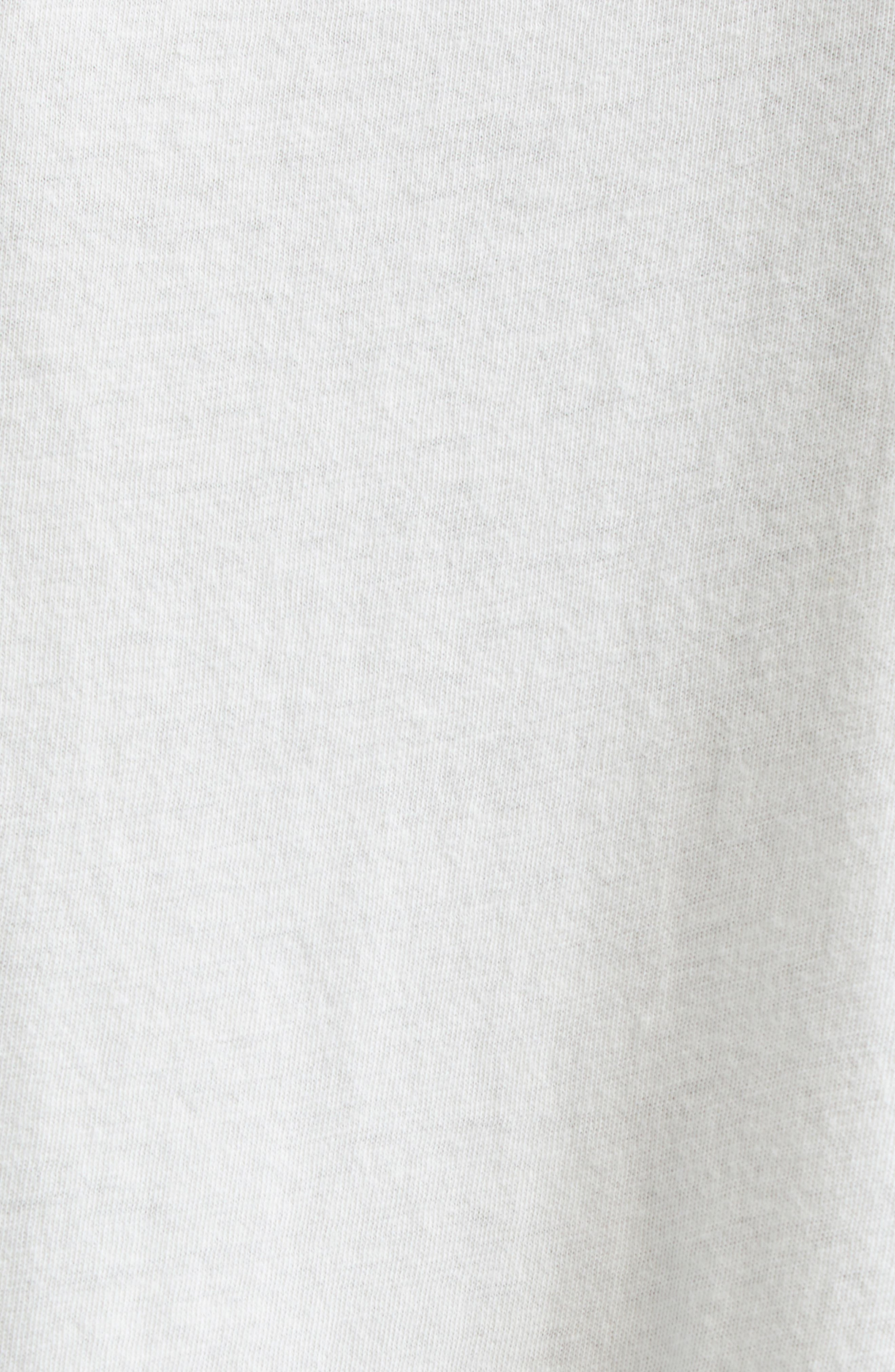 R13 Leave Me Alone Cotton & Cashmere Graphic T-Shirt in Ecru White at Nordstrom - 6
