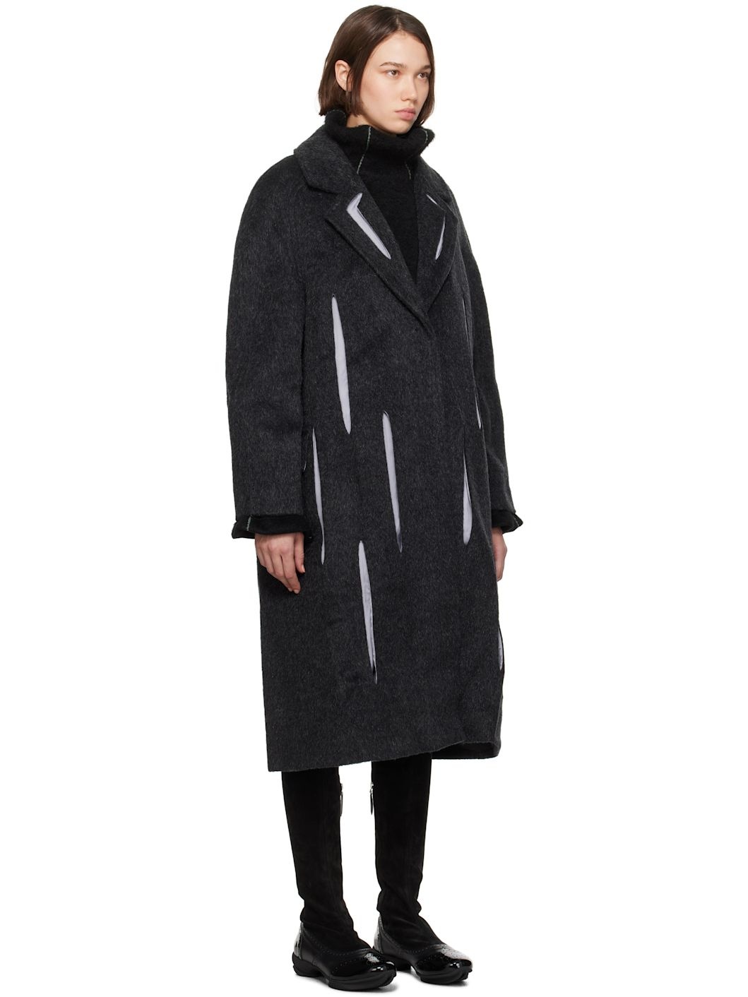 Gray Bowie Tailored Coat - 2