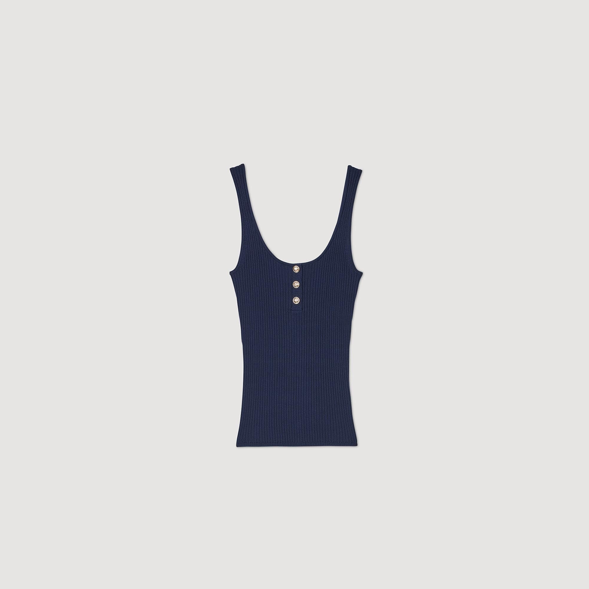 RIBBED VEST TOP - 1