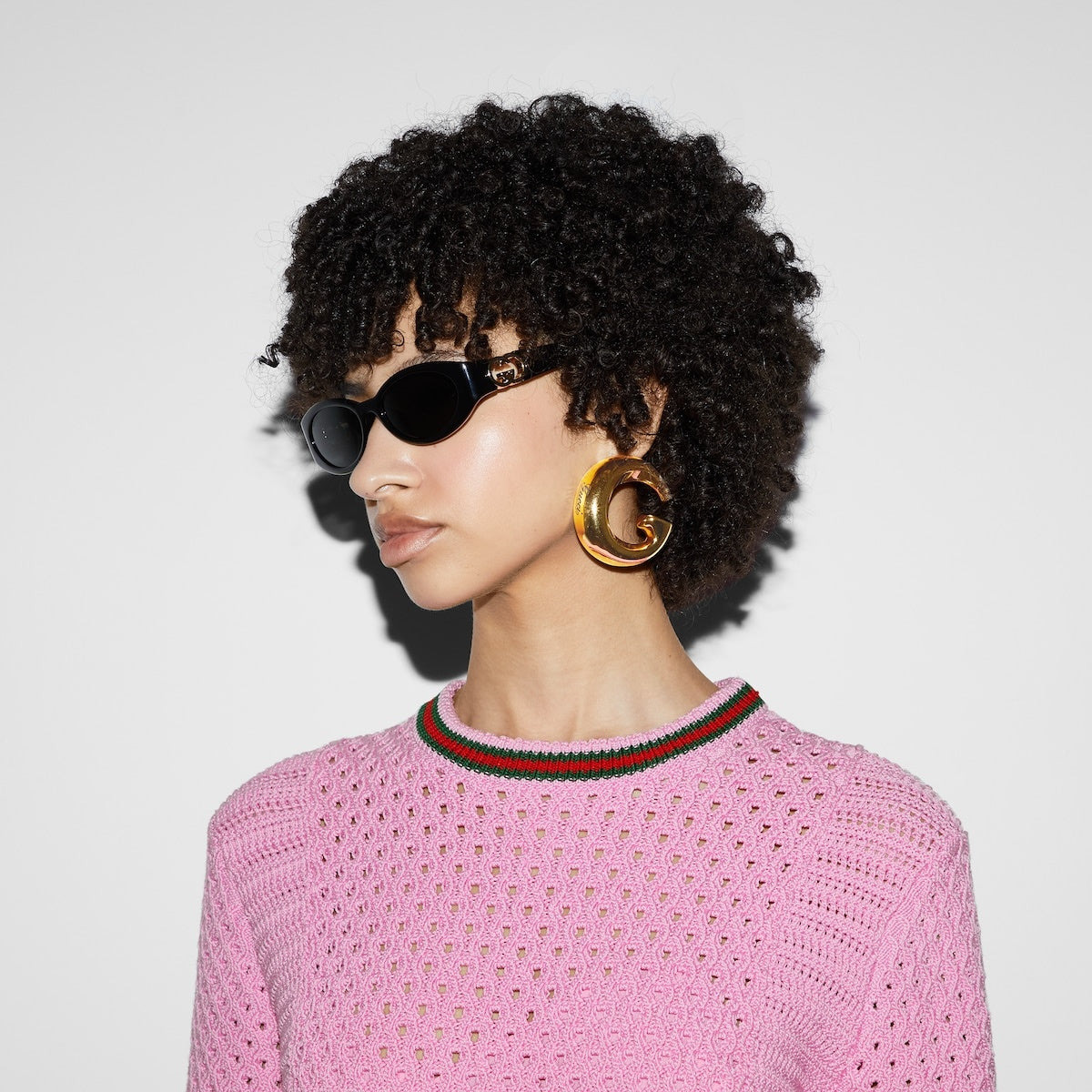 Gucci Web Crochet Effect Cotton Dress - 4