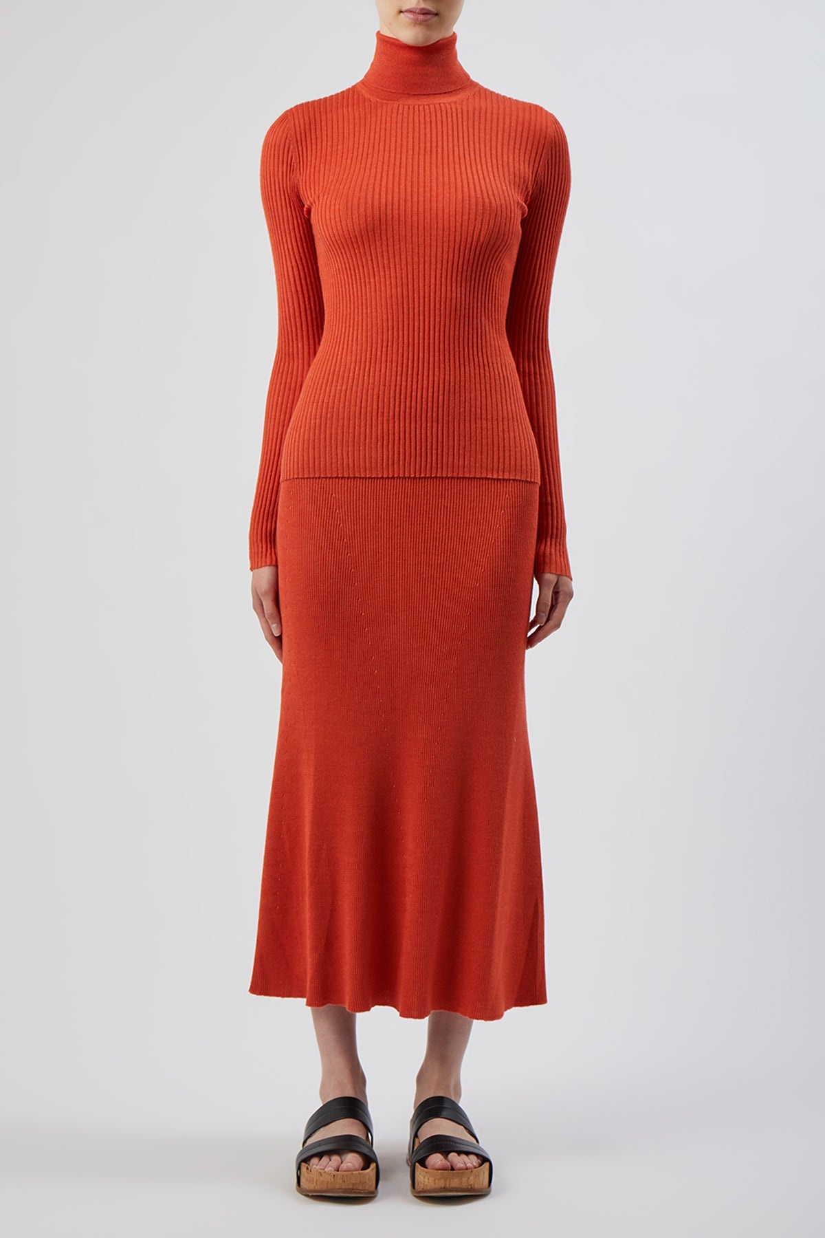 Epper Skirt in Silk Cashmere - 2