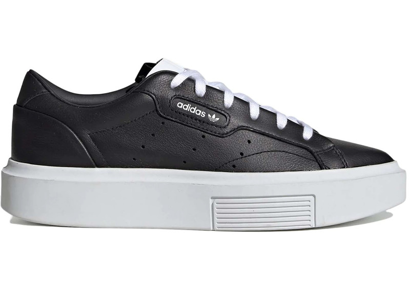 adidas 슬리크 슈퍼 블랙 화이트 (w) - 1