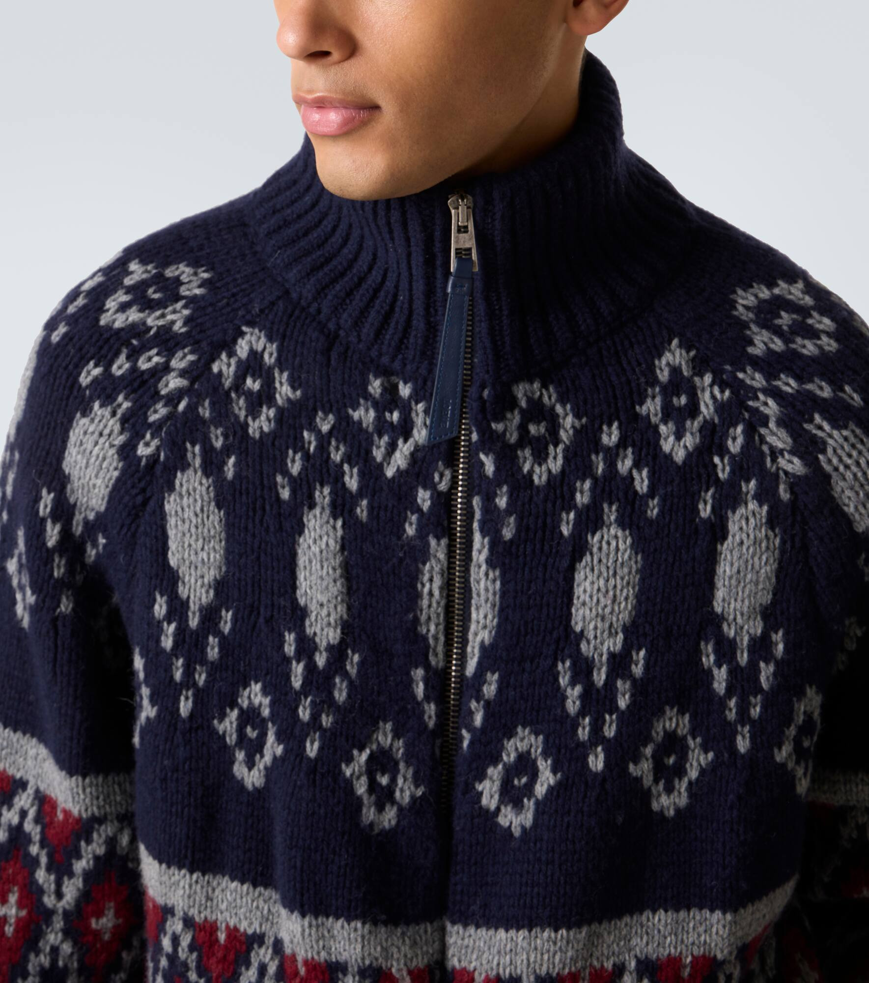 Fair Isle wool cardigan - 6