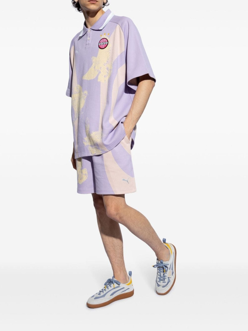 PUMA bird-print appliquÃ© polo shirt outlook