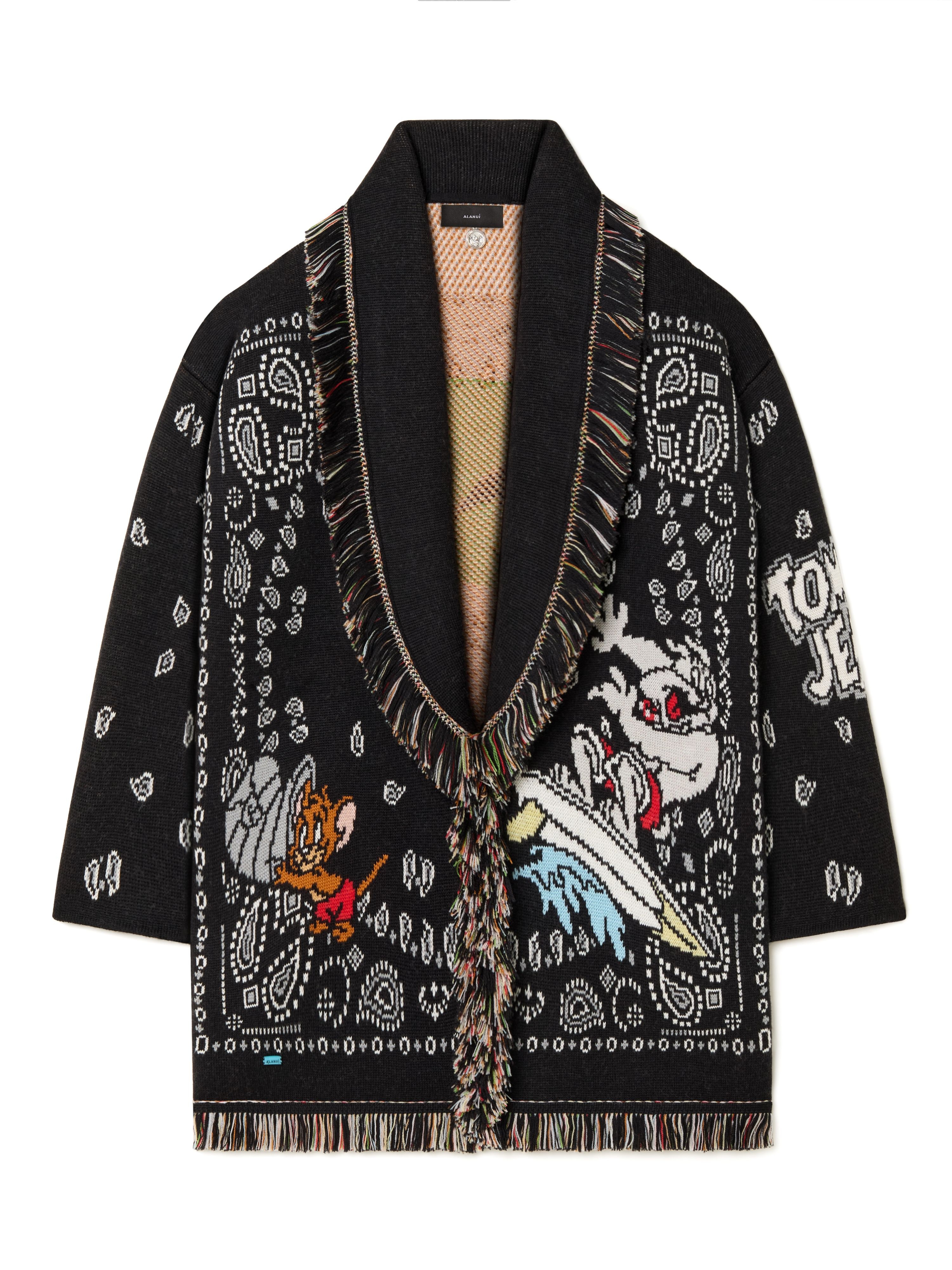 Tom & Jerry Bandana Jacquard Cardigan - 1