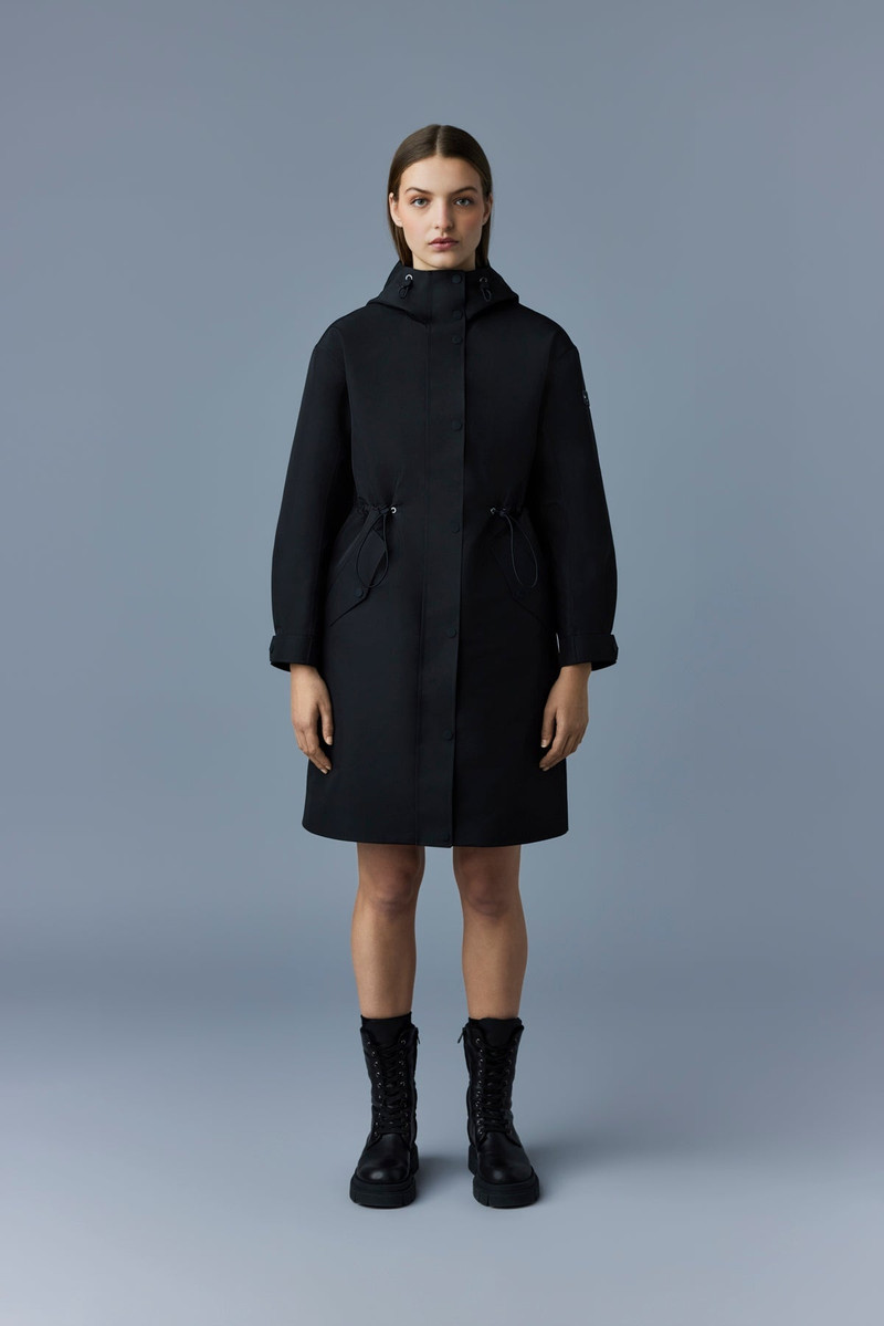 MACKAGE BREER Long 2-in-1 rain parka with removable liner outlook