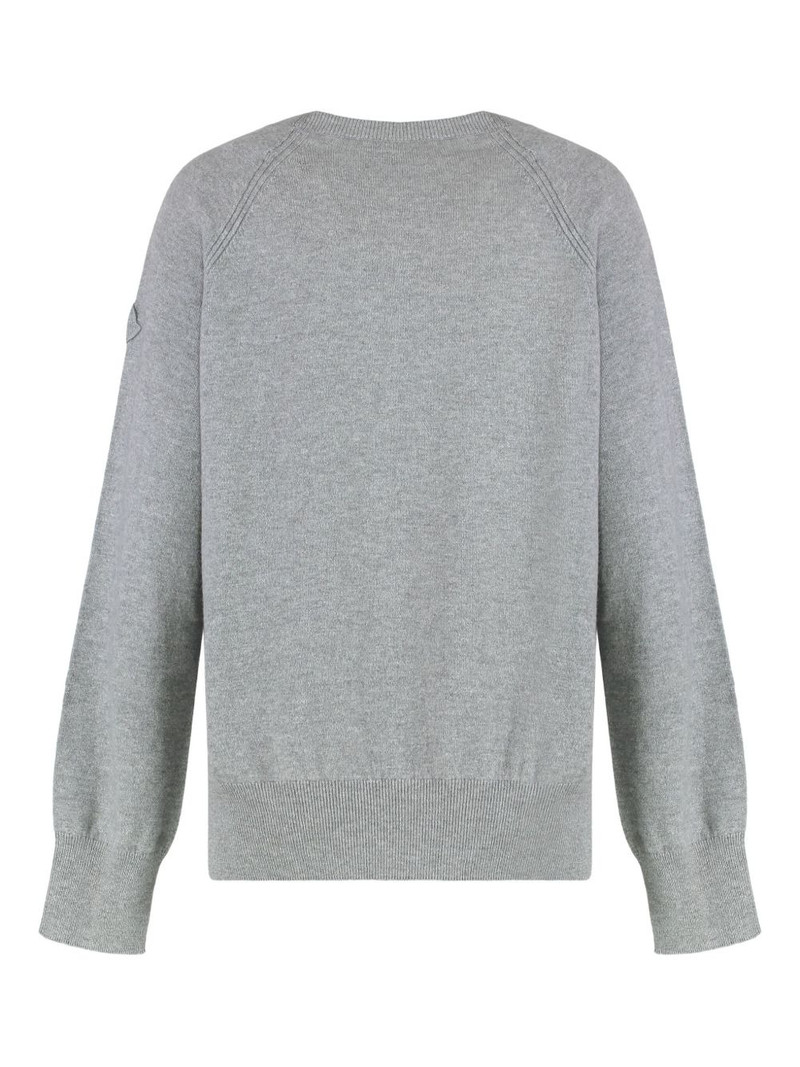 Moncler crew neck sweater outlook