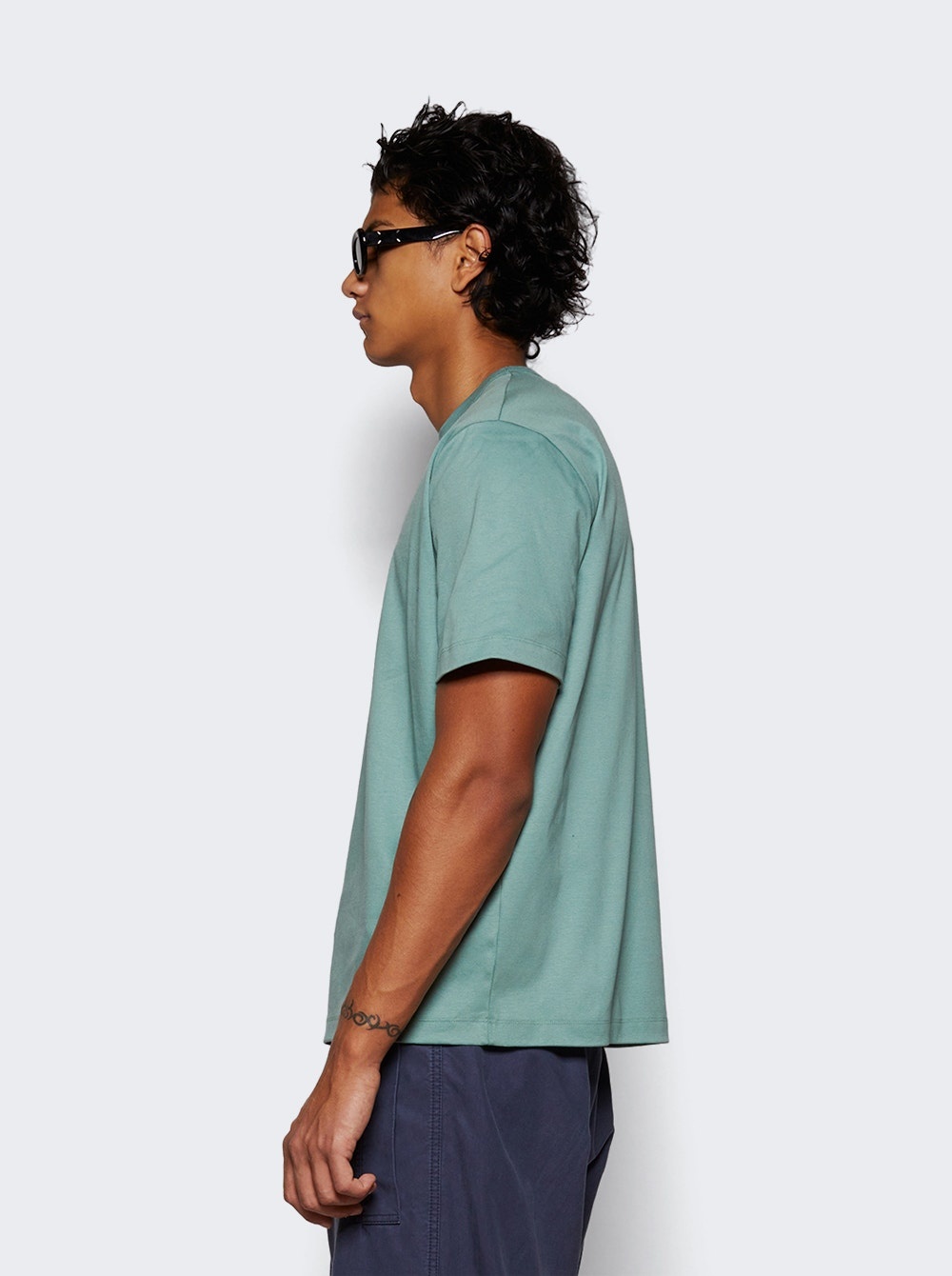Essential Tee Vert De Gris - 4