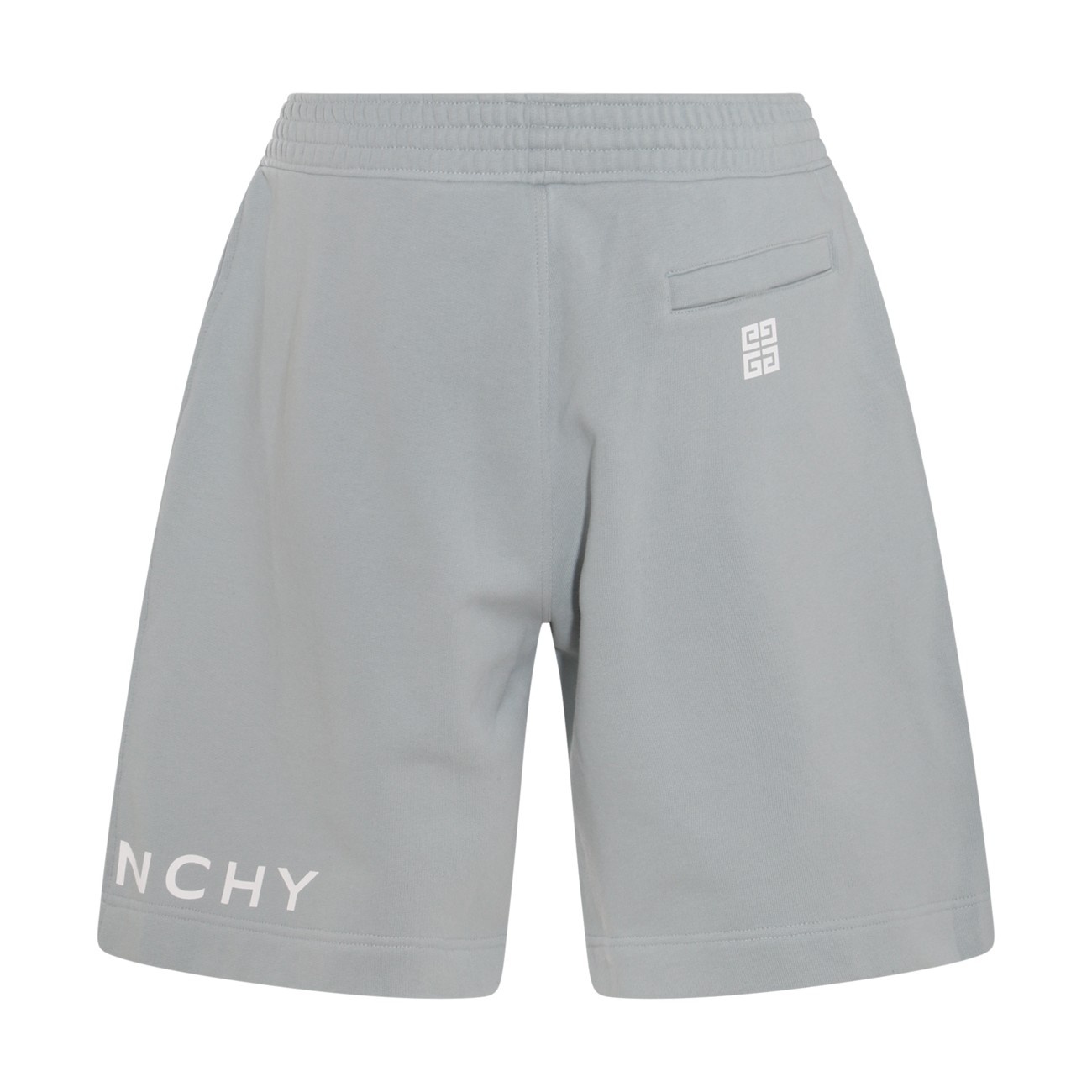 mineral blue cotton track shorts - 2