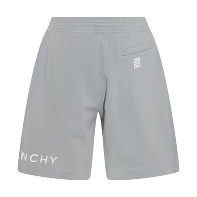 Givenchy mineral blue cotton track shorts outlook