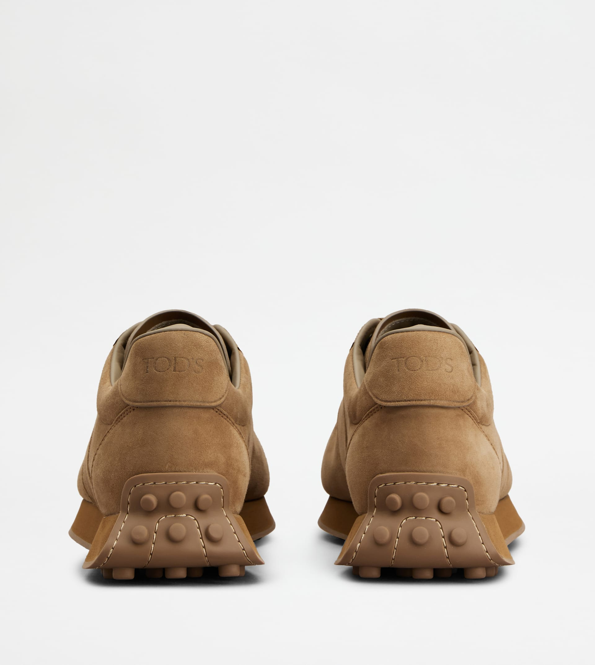 T VINTAGE SNEAKERS IN PASHMY SUEDE - BROWN - 3