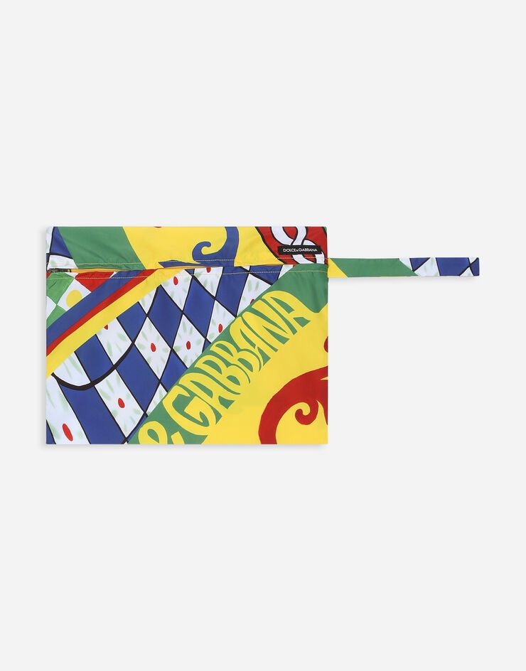 Short swim trunks with Carretto print - 3