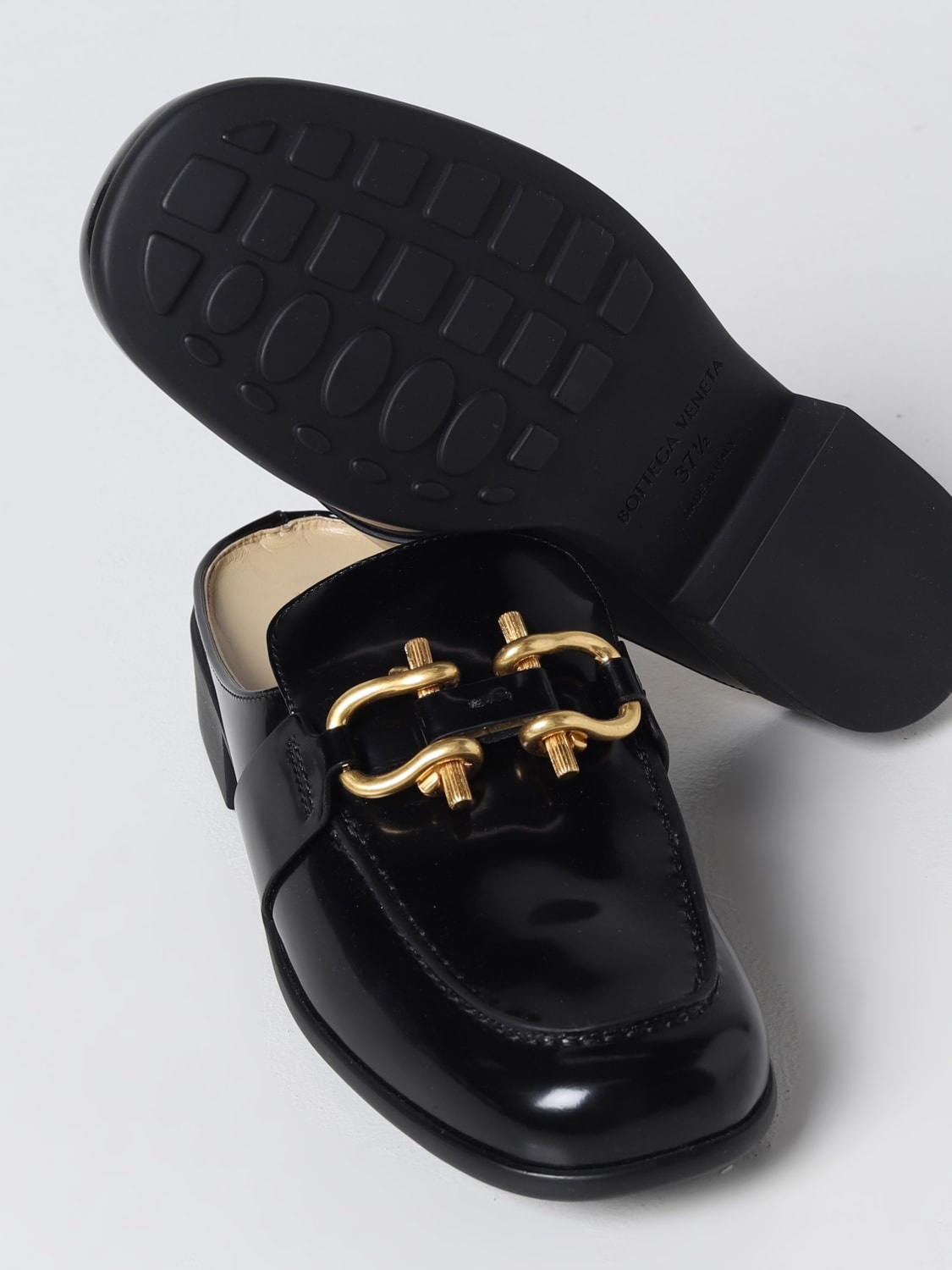 Bottega Veneta mules in leather - 4